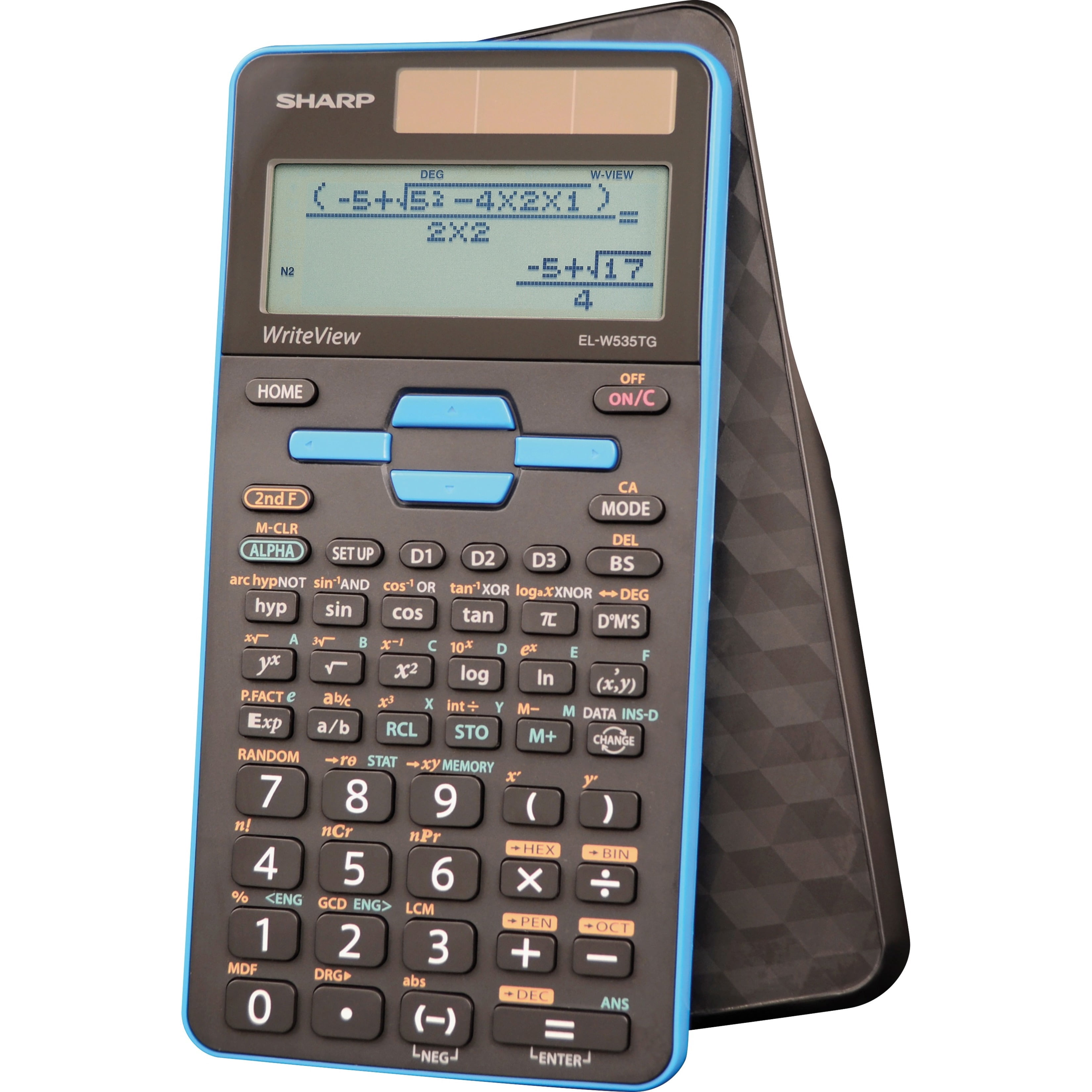 Sharp Calculators EL-W535TGBBL Scientific Calculator with WriteView Display (Black, 16-Digit) 67lr1