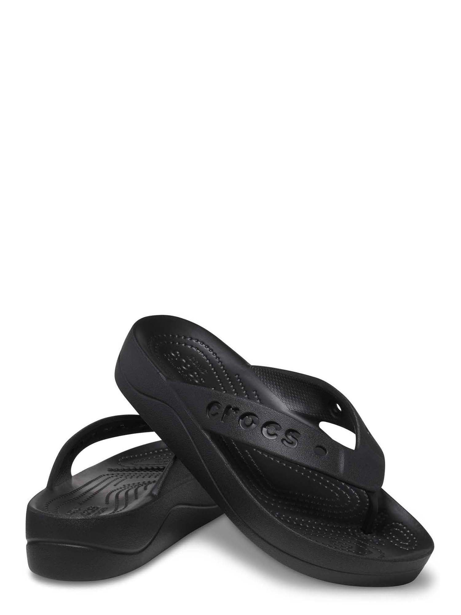 Crocs Women's Baya Platform Flip Flop Sandals (Black, 8 US) 6e2rf - Image 6