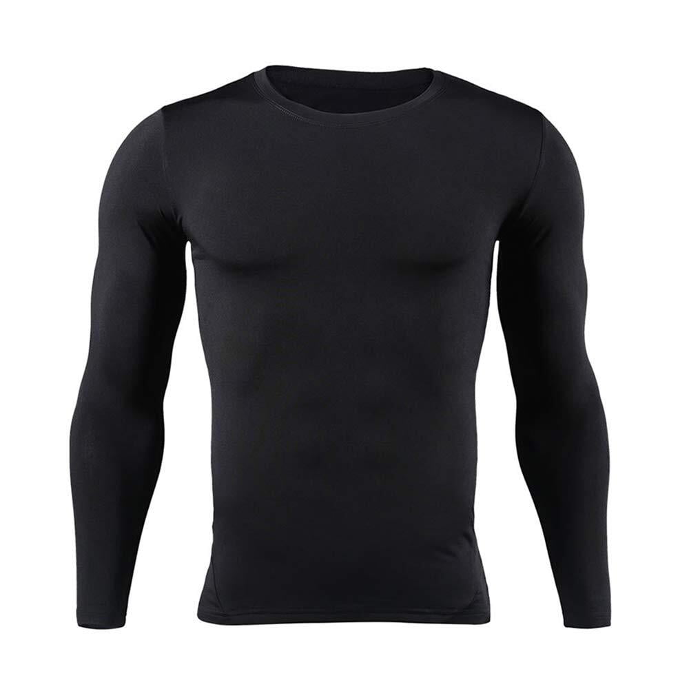 HEROBIKER Men's Winter Thermal Underwear Set Fleece Lined Base Layer (Black, Plus Size) 9mj7r