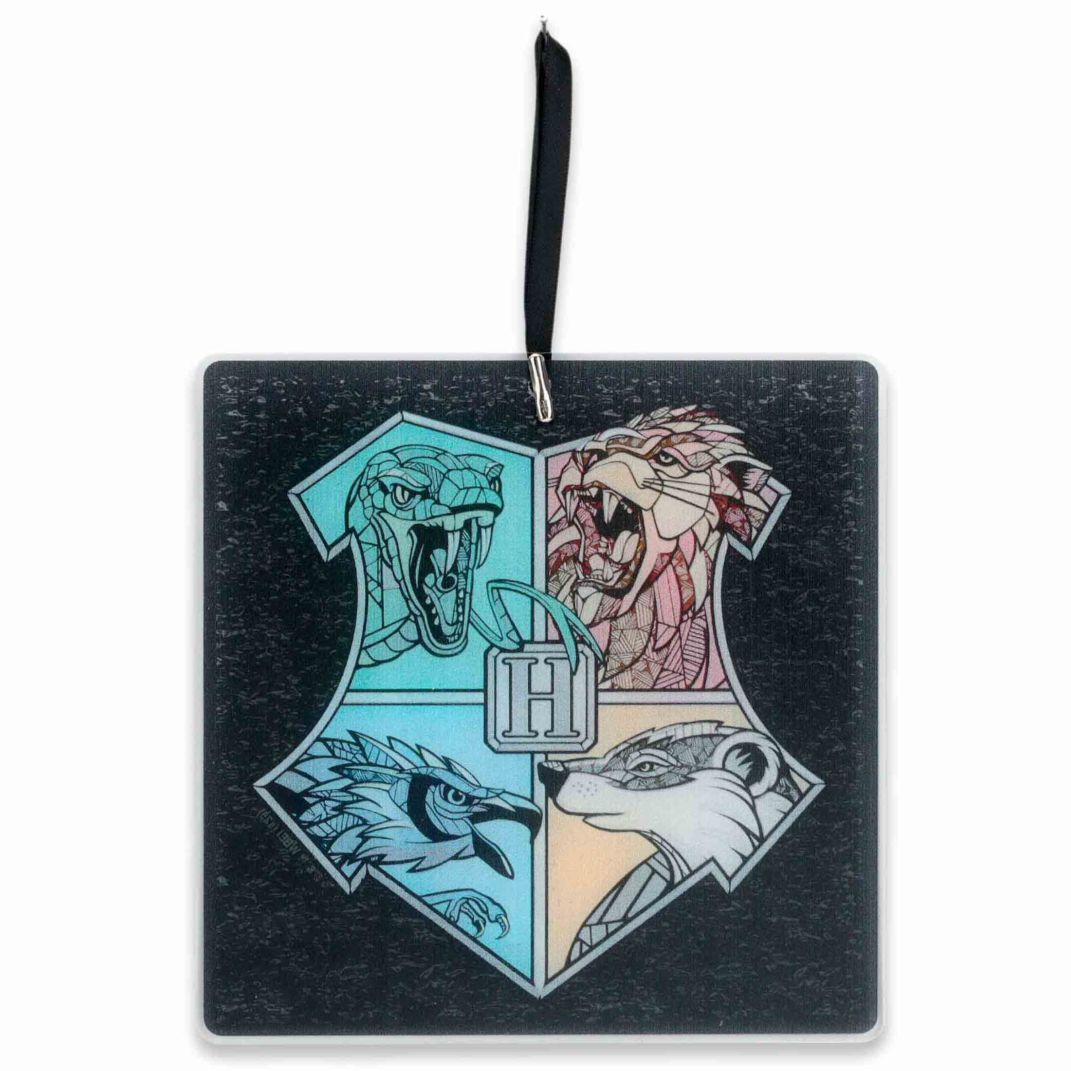 Harry Potter Hogwarts Crest Die Cut Acrylic Wall Decor (Blue, 6 in) 9f0b0