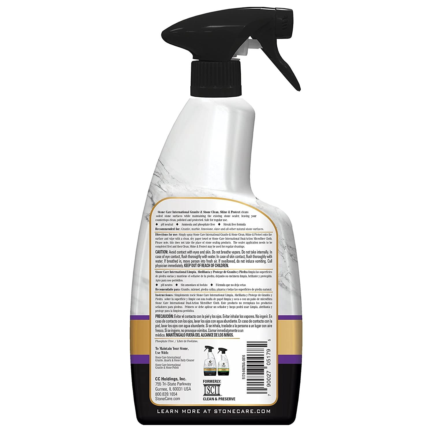 Stone Care International Granite Cleaner, Polish, and Sealer (24 oz) zg0ng