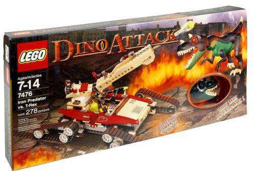 LEGO Dino Attack Iron Predator vs. T-Rex Building Set 7476 (10 in) 4hyyw