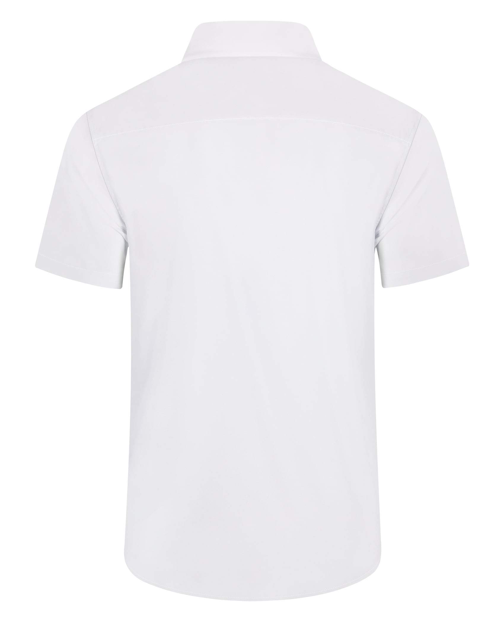 Youclos Men's Short Sleeve Dress Shirt Casual Button Down Wrinkle-Free (White, Regular Fit) 854yh