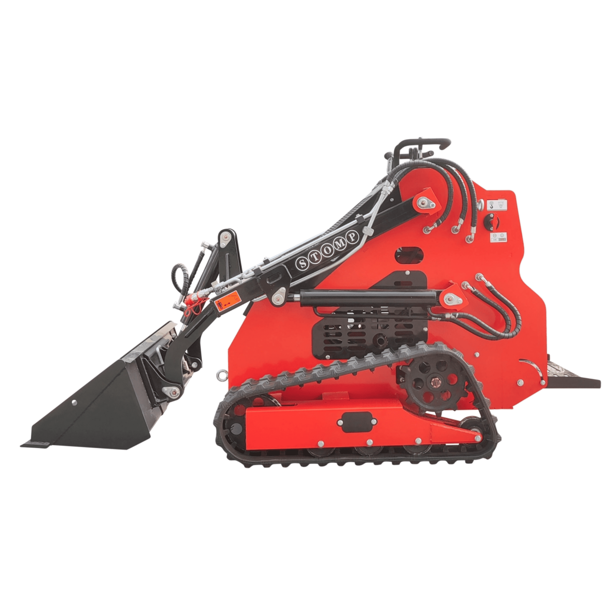 TYPHON STOMP 507 Mini Skid Steer Loader, Heavy-Duty Compact Track Loader for Landscaping and Construction (1,760 lb Capacity) kpqcx