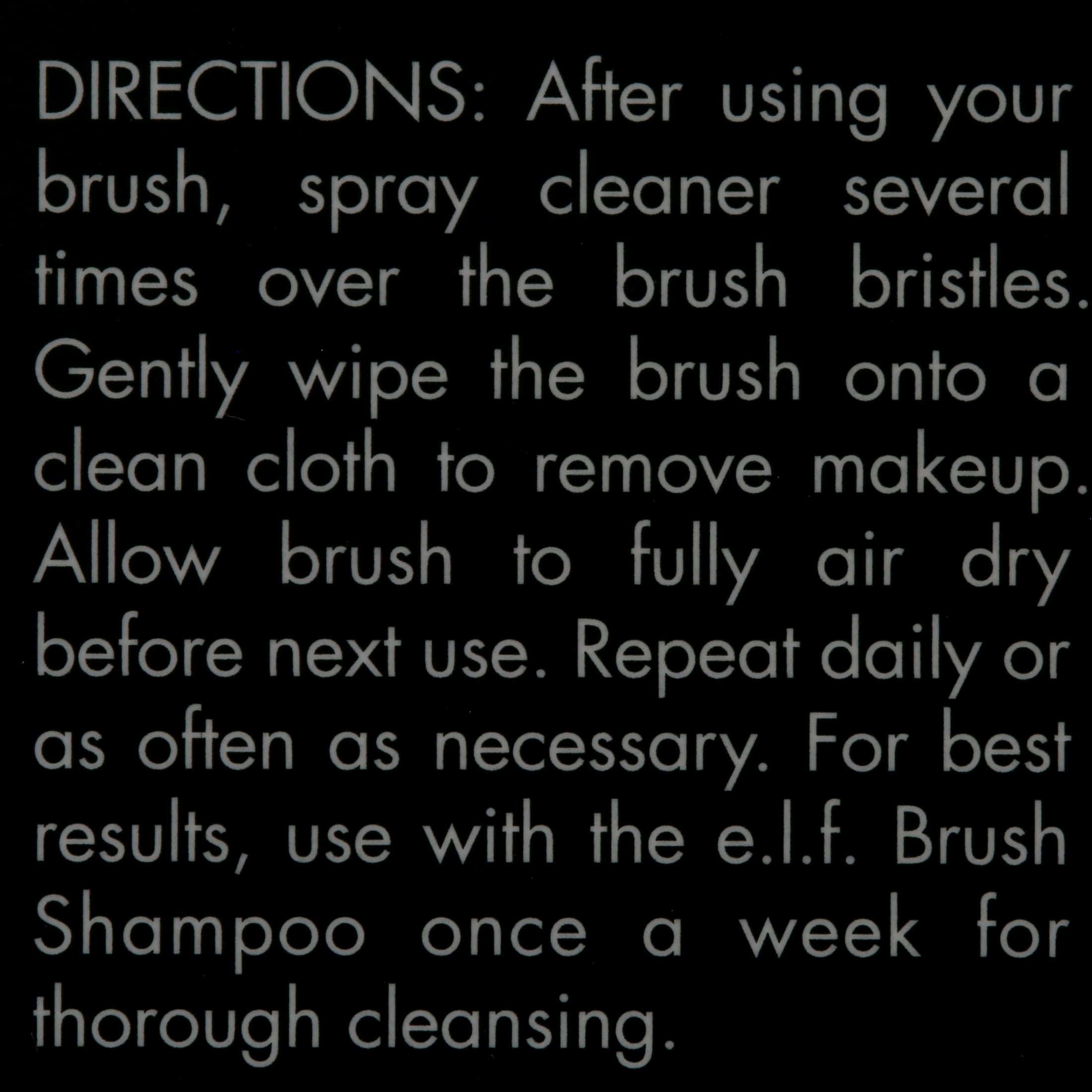 e.l.f. Cosmetics Daily Makeup Brush Cleaner, Conditioning Formula (2.02 fl oz) o7sxj