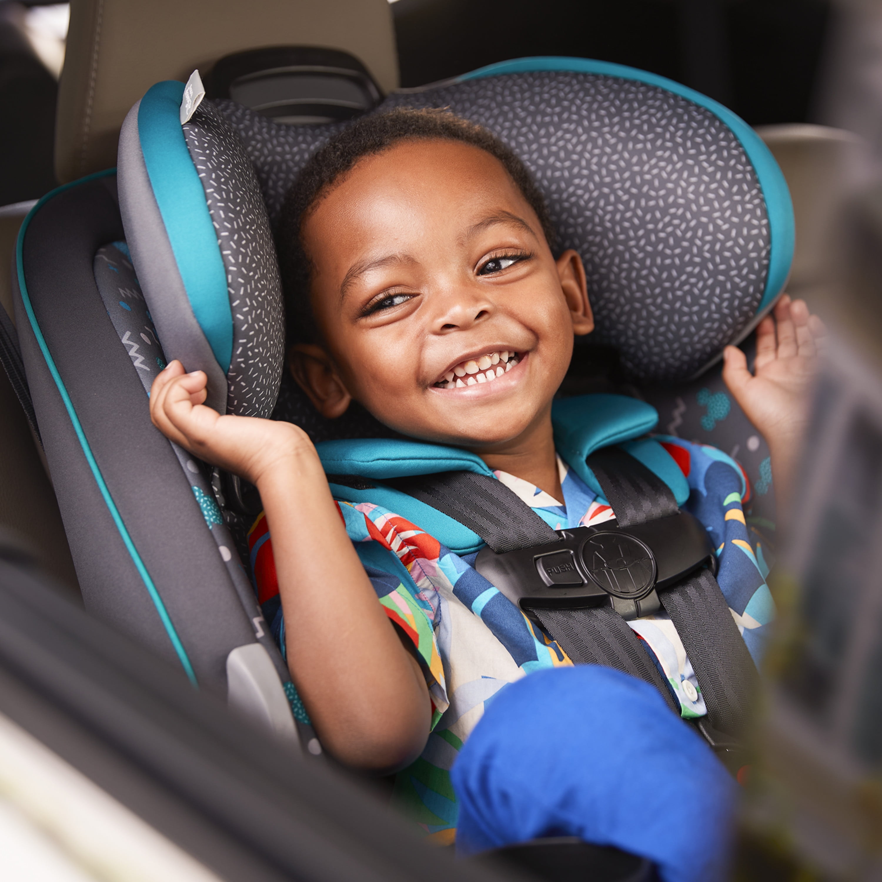 Disney Baby Grow and Go All-in-One Convertible Car Seat (Mickey Sprinkle, 5-100 lb) tlsu0