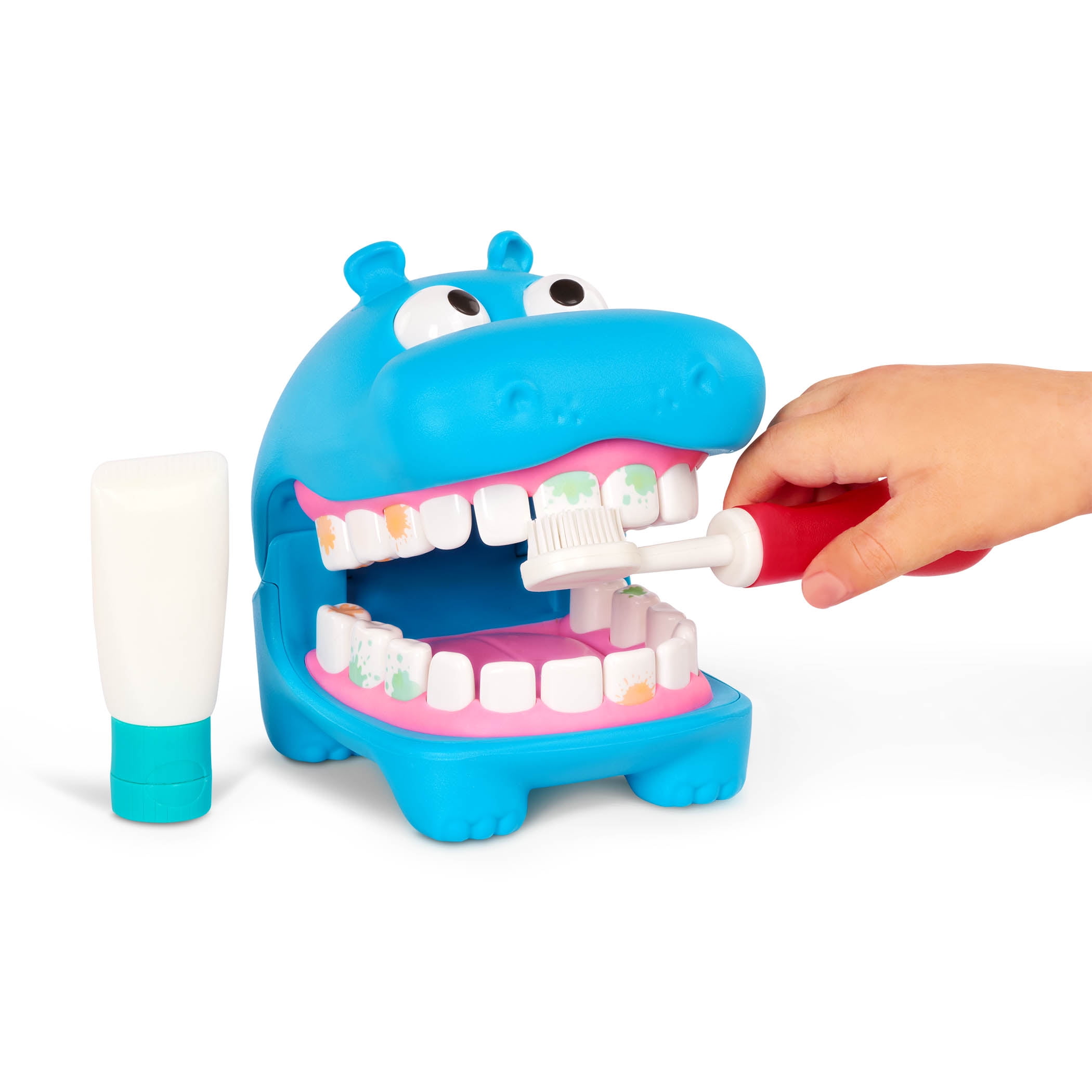 Battat Hippodontist Dentist Pretend Play Set with 15 Accessories (Multi-color, 15 Piece Set) 6ezwq