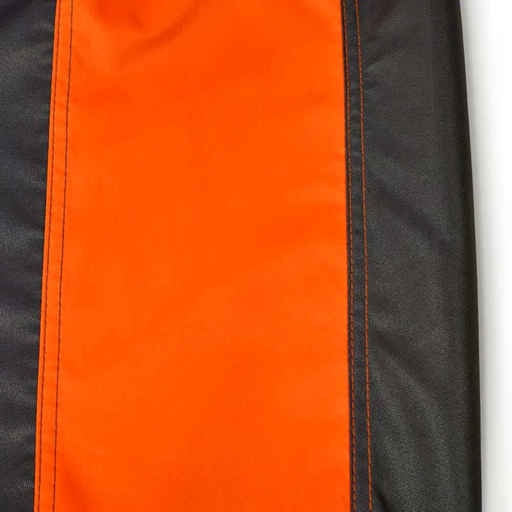 Husqvarna Riding Lawn Mower Cover for 54 in Deck, Heavy Duty Weather-Resistant Protection (Gray and Orange) s3v0m