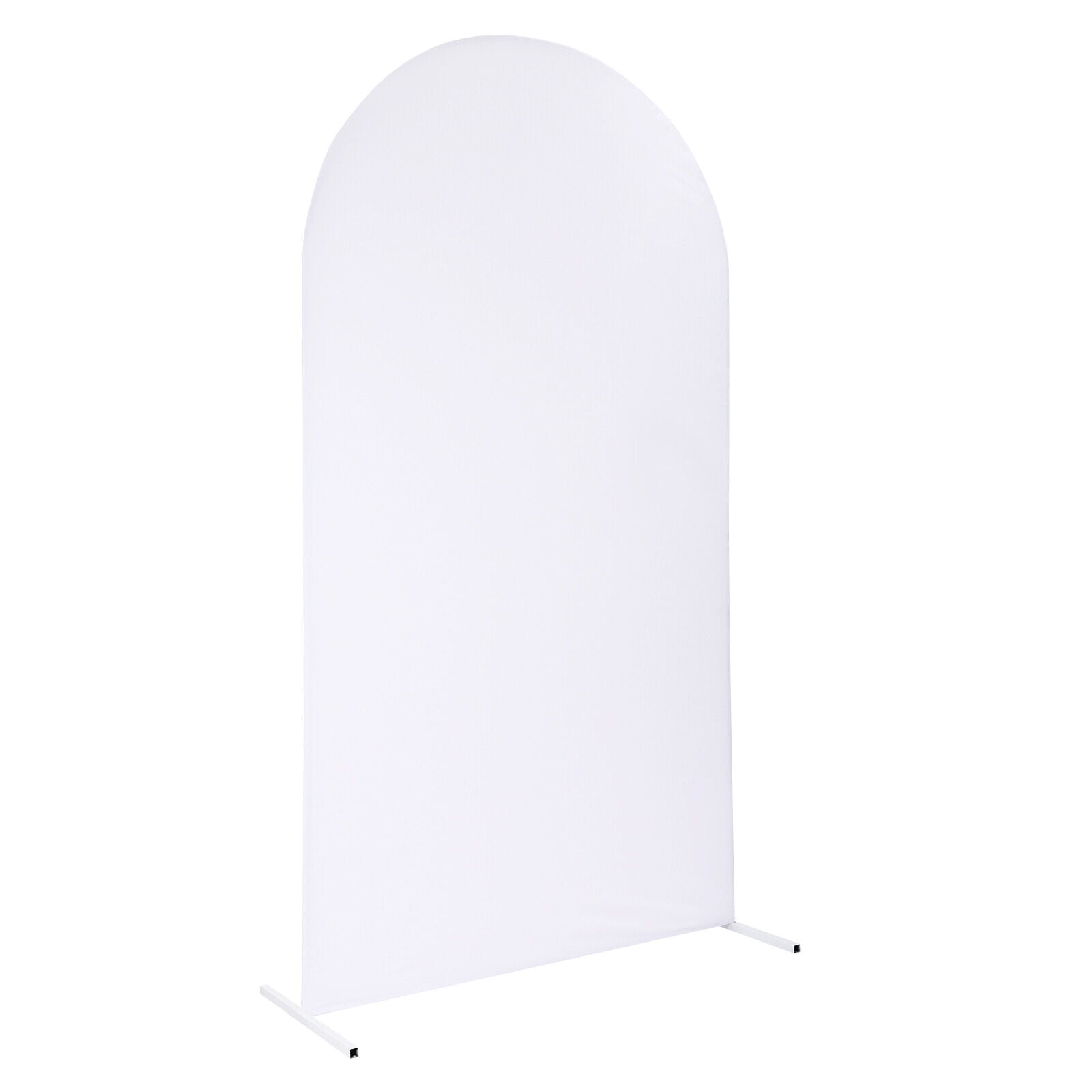 Generic Balloon Arch Frame Kit Wedding Backdrop Stand with Cloth Cover (White, 47.28 in x 19.68 in x 86.64 in) t105b