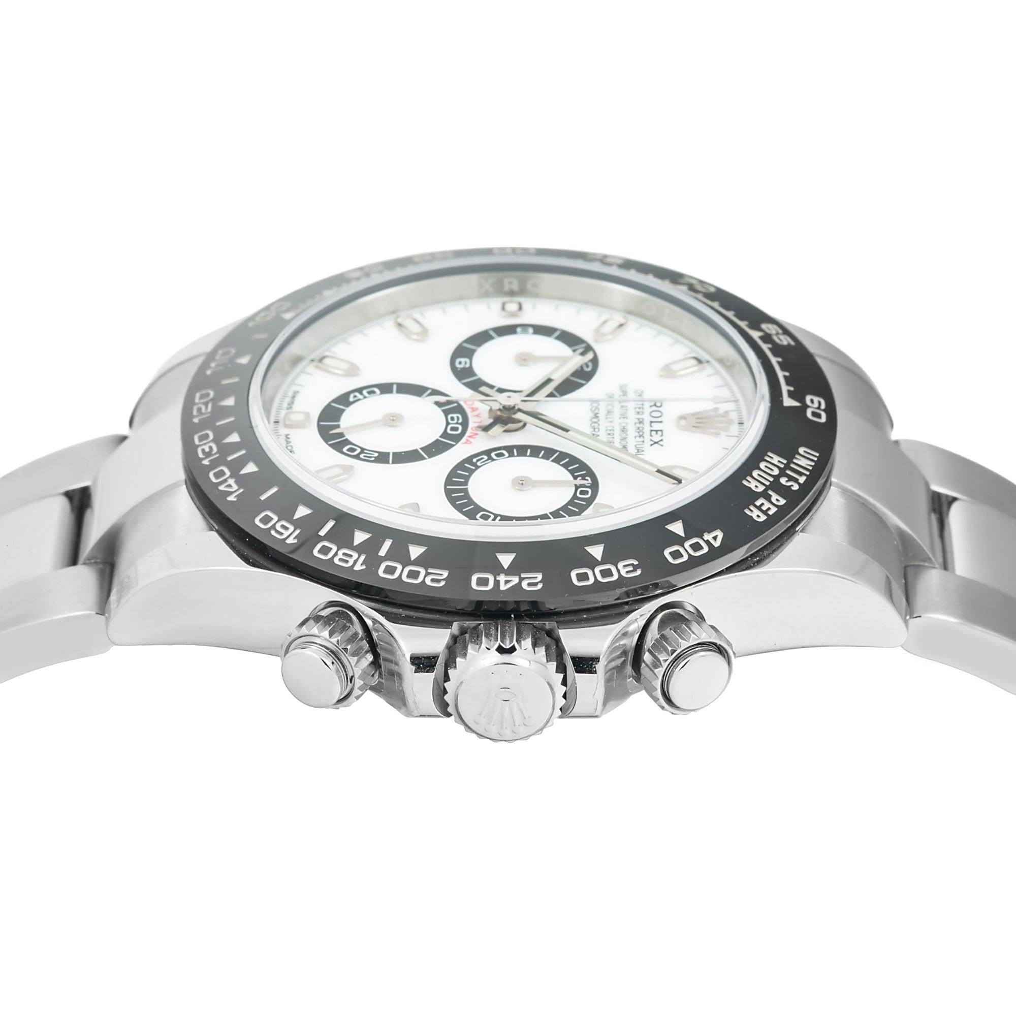 Rolex Cosmograph Daytona 40mm Stainless Steel Watch (White Dial, 40mm) 59iqd