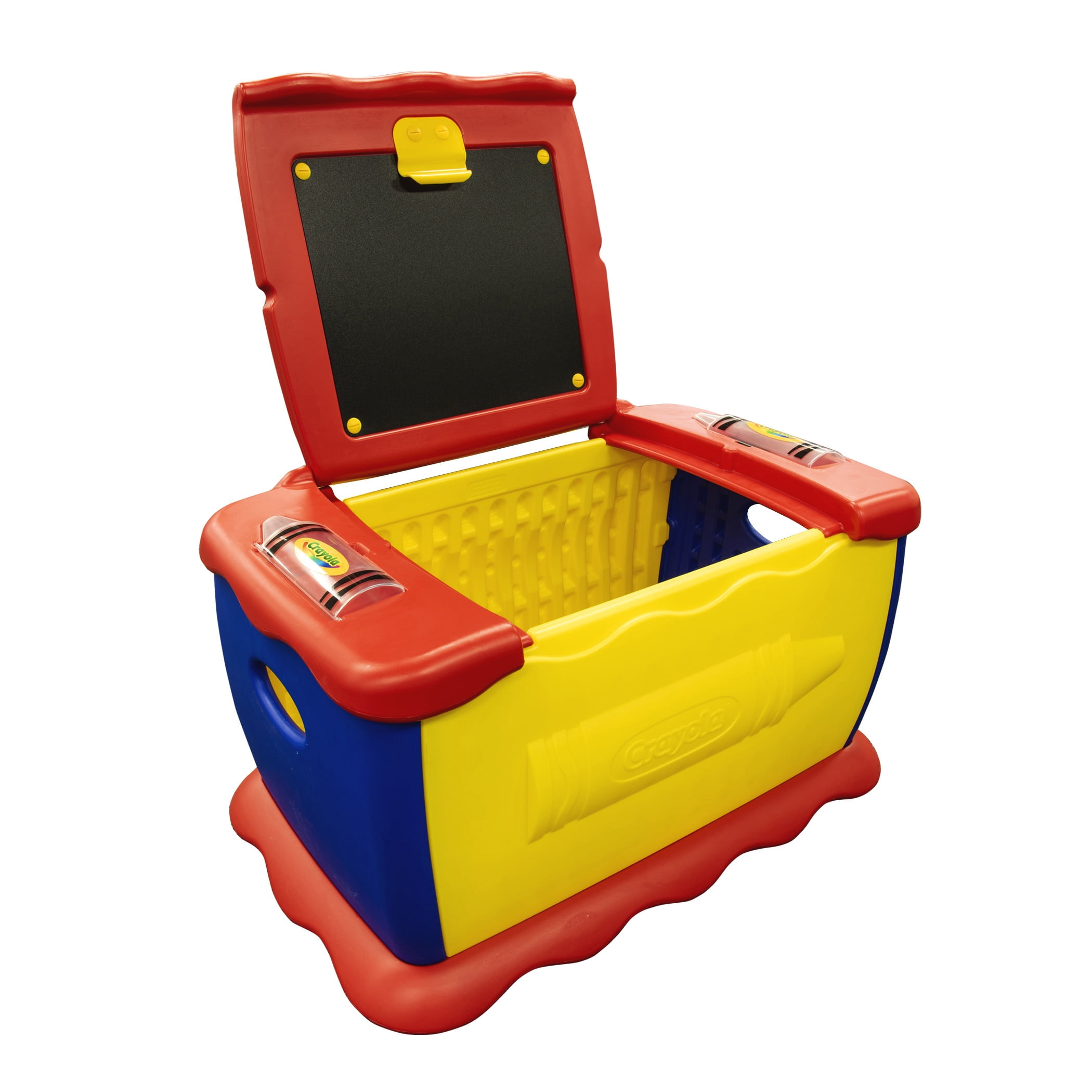 Crayola Giant Toy Box with Chalkboard Surface and Storage (Multi-Color, 50 Gallon) puep2