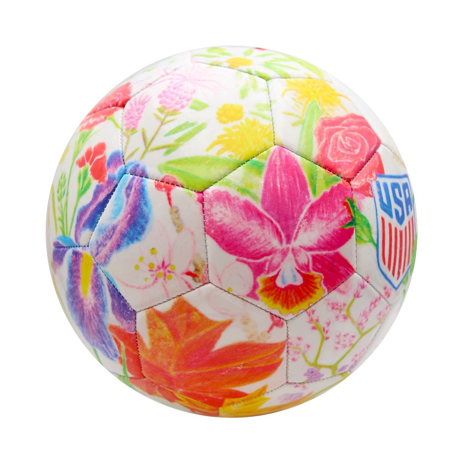 Icon Sports U.S. Soccer USMNT Official Regulation Soccer Ball (White, Size 5) gd2yg