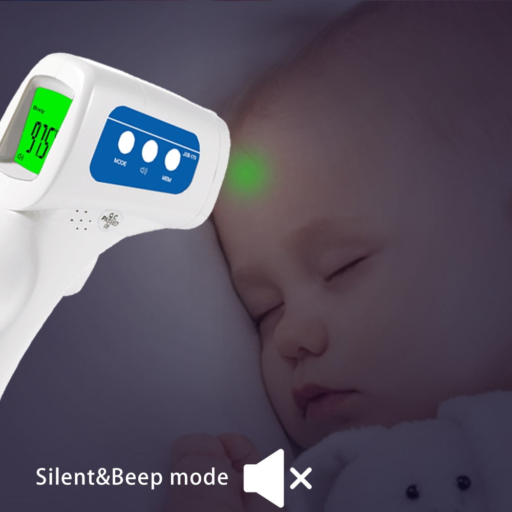 Easy@Home JXB-178 Non-Contact Infrared Forehead Thermometer (White, 1 Count) kk8f5