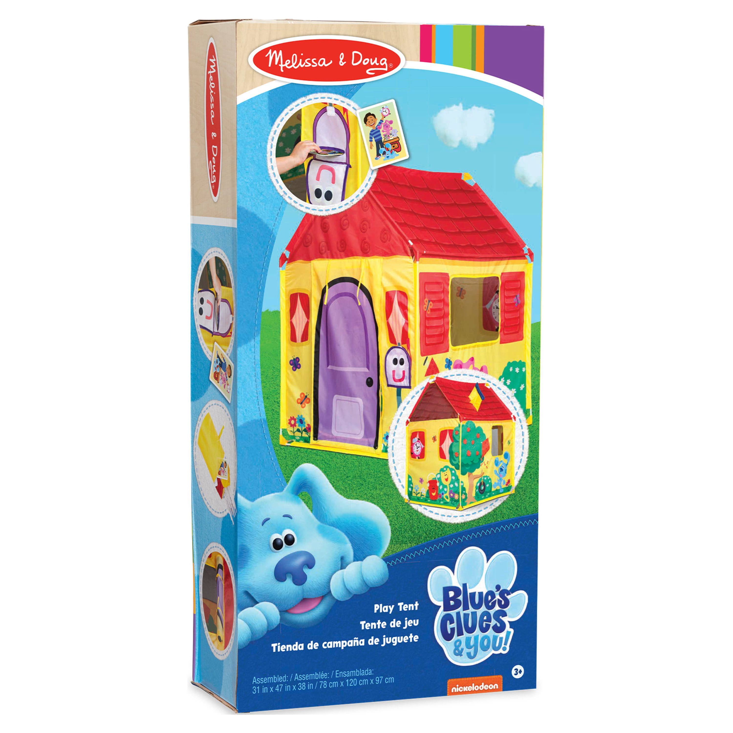 Melissa & Doug Blue's Clues & You! Blue's House Play Tent (Blue, 4 ft) g20ss