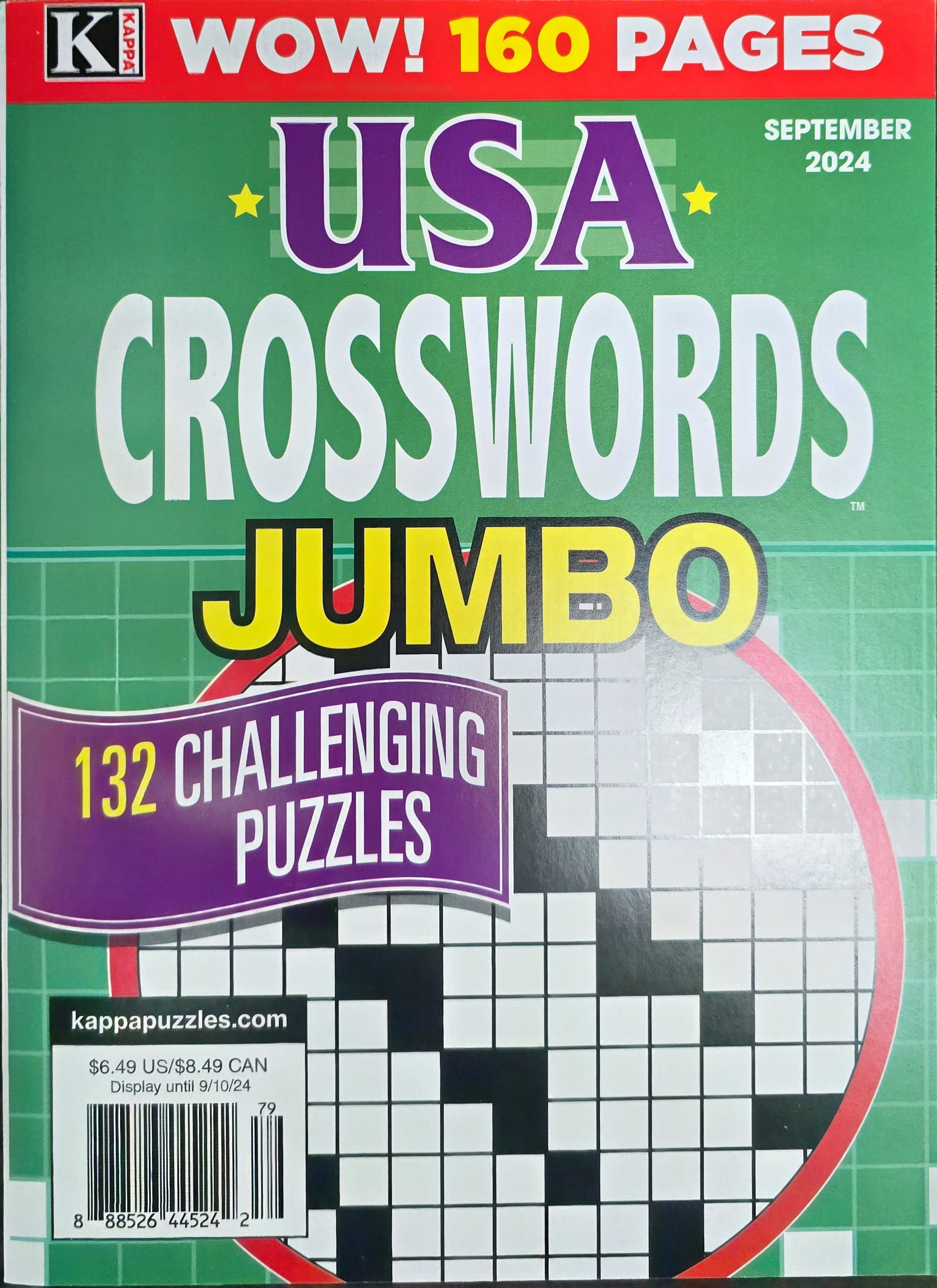 Kappa Books Publishers Crossword Puzzle Books (4 Pack) zzp8f