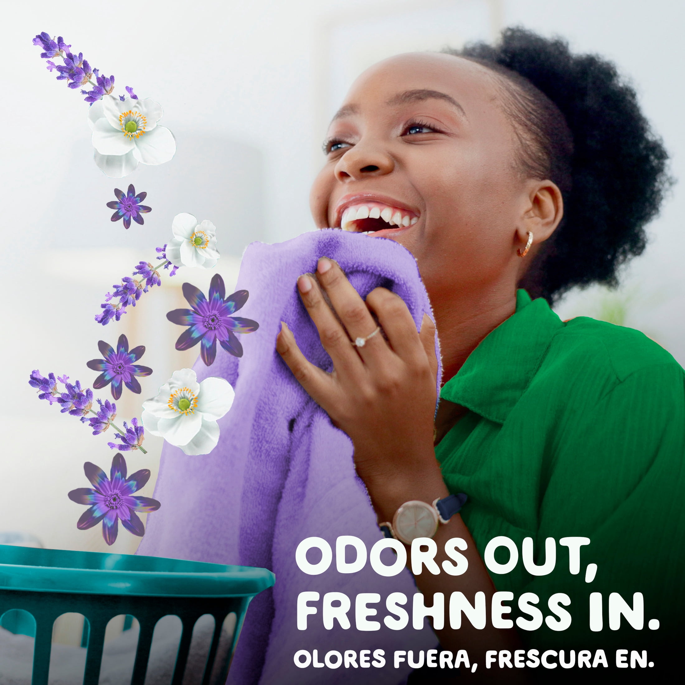 Gain Powder Laundry Detergent, Aroma Boost Lavender Scent, Long-Lasting Freshness (123 oz) rn2p3