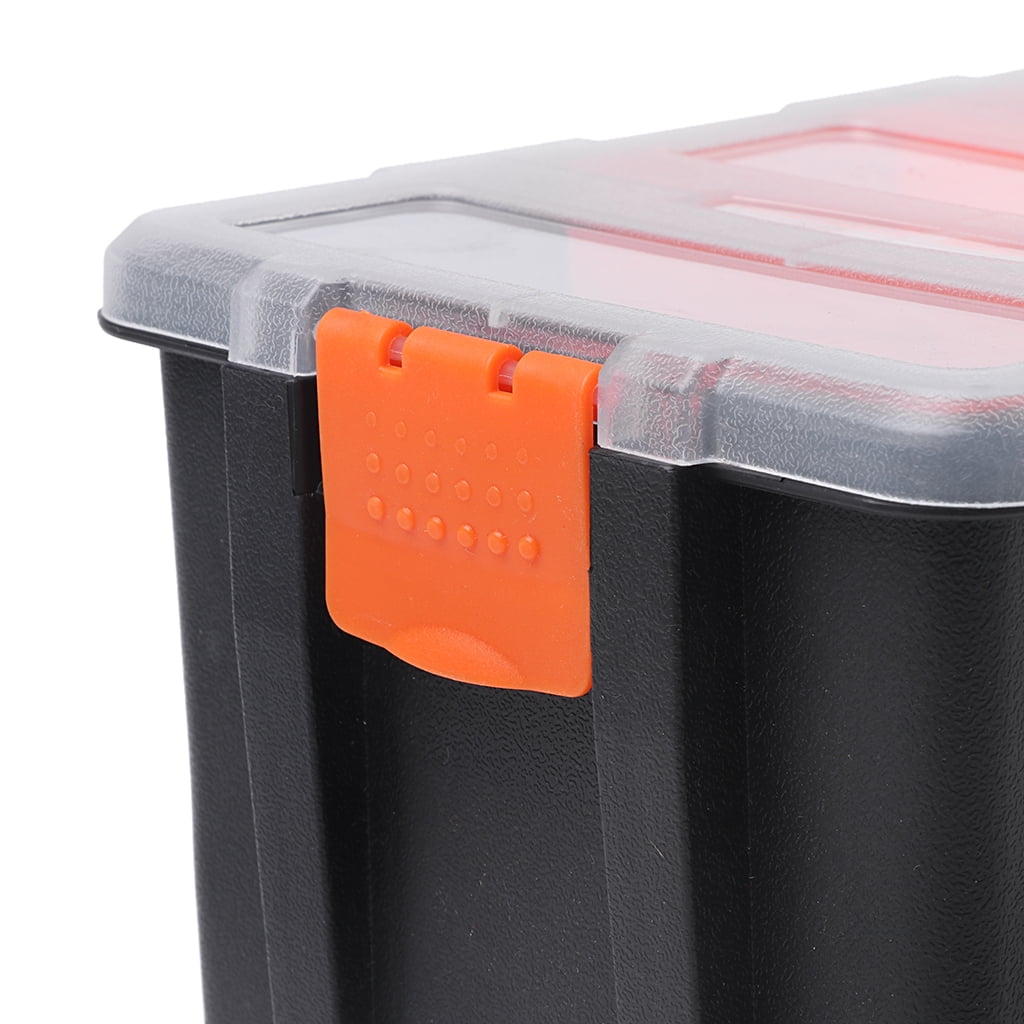CHANCELAND Hardware Storage Organizer Box (Clear, 8.5 in x 5.5 in x 1.5 in) w3o3w