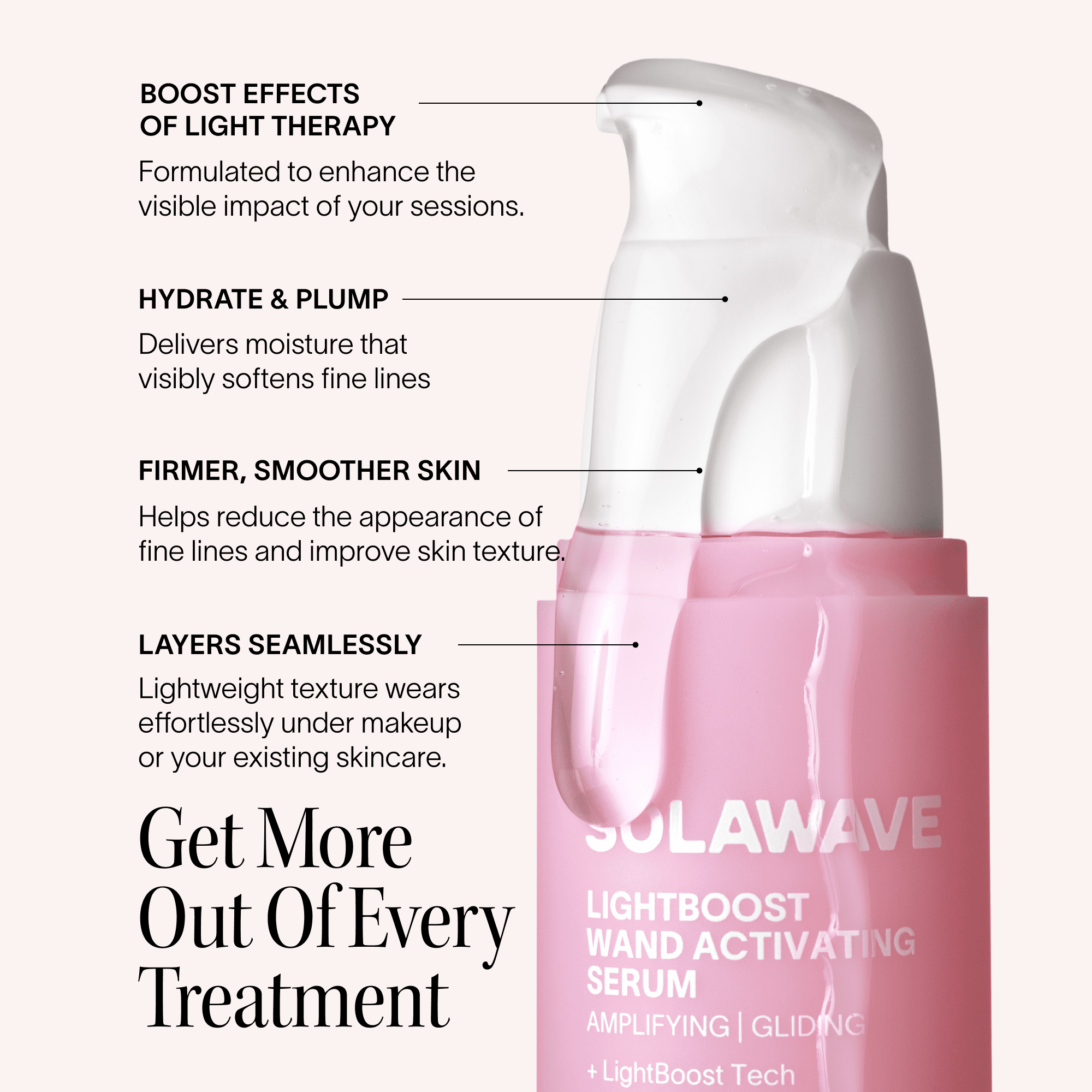 Solawave LightBoost Wand Activating Serum for Light Therapy and Microcurrent Devices (1.7 fl oz) 9qpdl