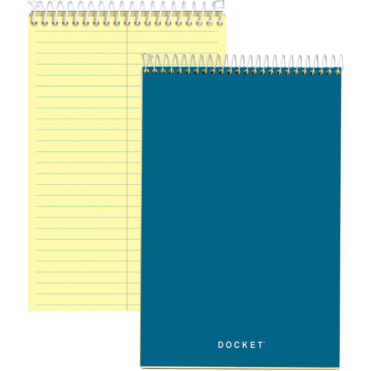 Tops Docket Steno Book, Gregg Ruled, Perforated Sheets, Durable Hard Cover (Forest Green, 6 in x 9 in) zk0mw