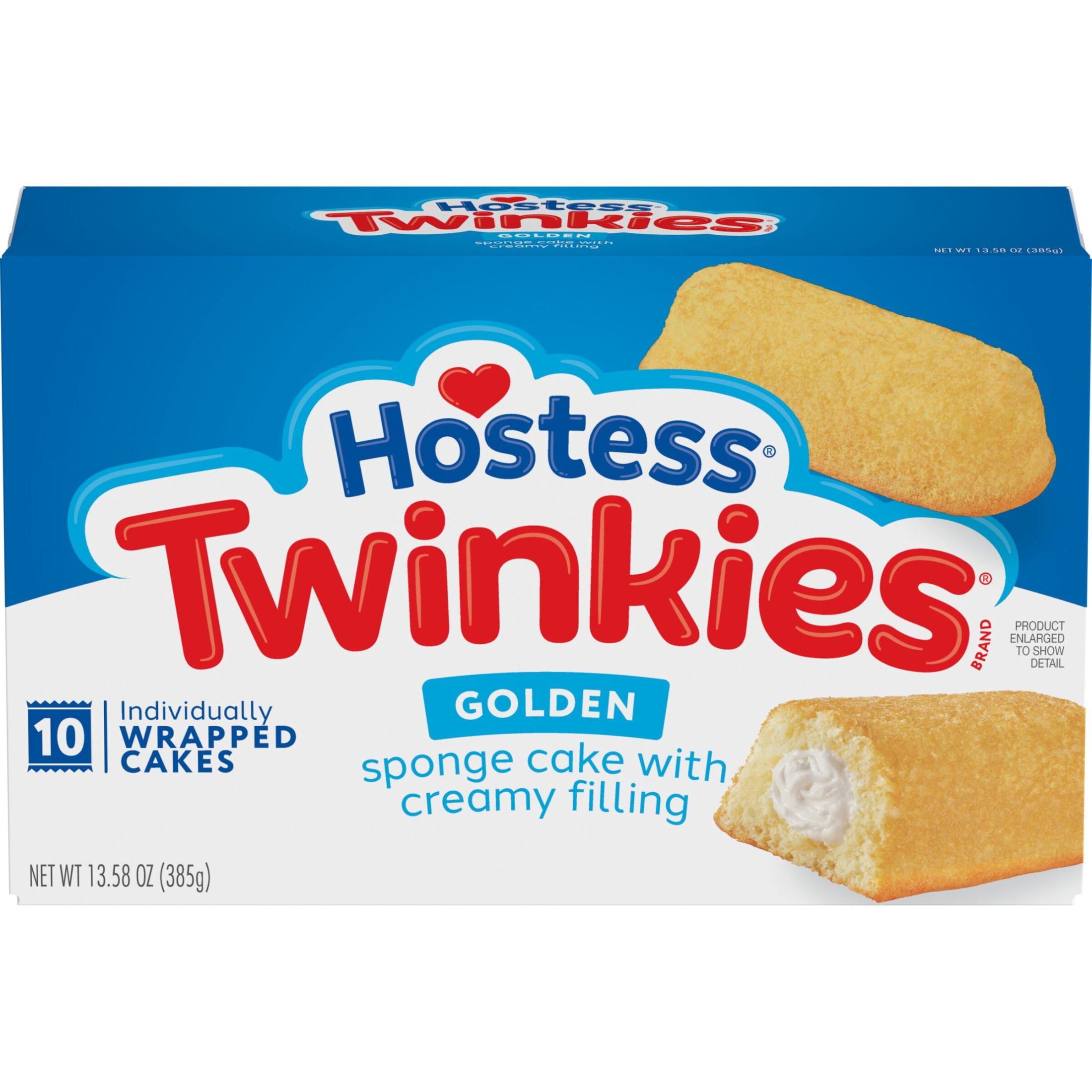 Hostess Twinkies Golden Sponge Cake with Creamy Filling (10 Count, 13.58 oz) o4qwr