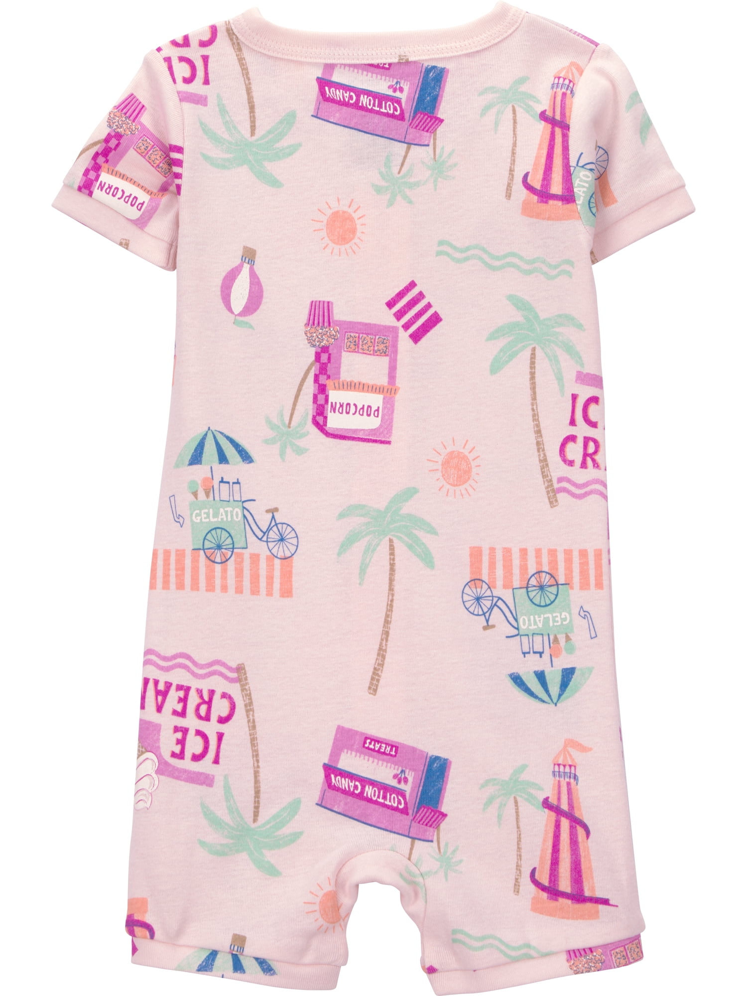 Carter's Child of Mine Toddler Pajama One-Piece Romper (Pink, 5T) s2q6i
