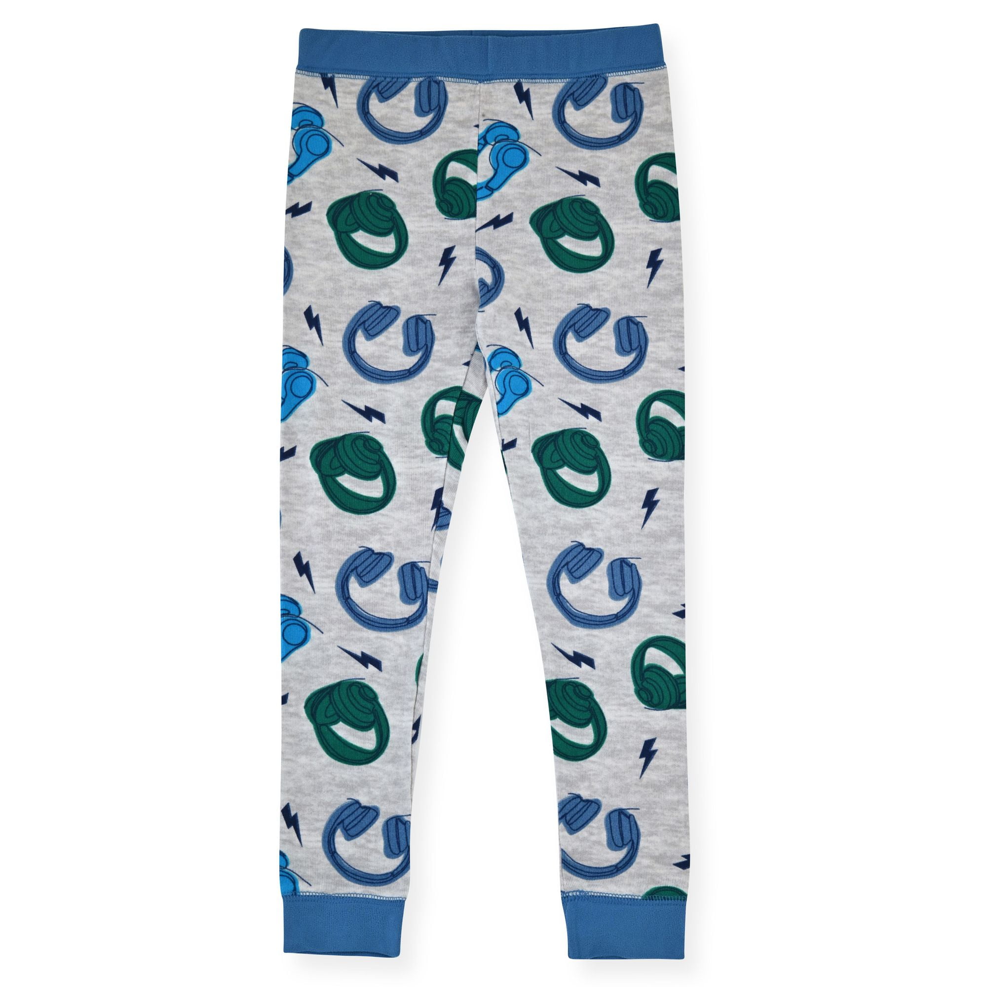 Sleep On It Boys 2-Piece Pajama Set Long Sleeve Snug-Fit Sleepwear (Music, Size 5) ml9gt
