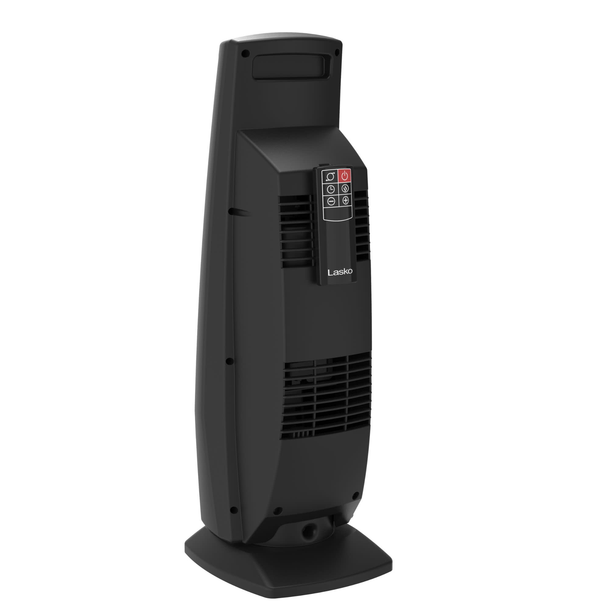 Lasko Oscillating Ceramic Tower Space Heater with Remote Control and Adjustable Thermostat (Black, 22 in) w66vn