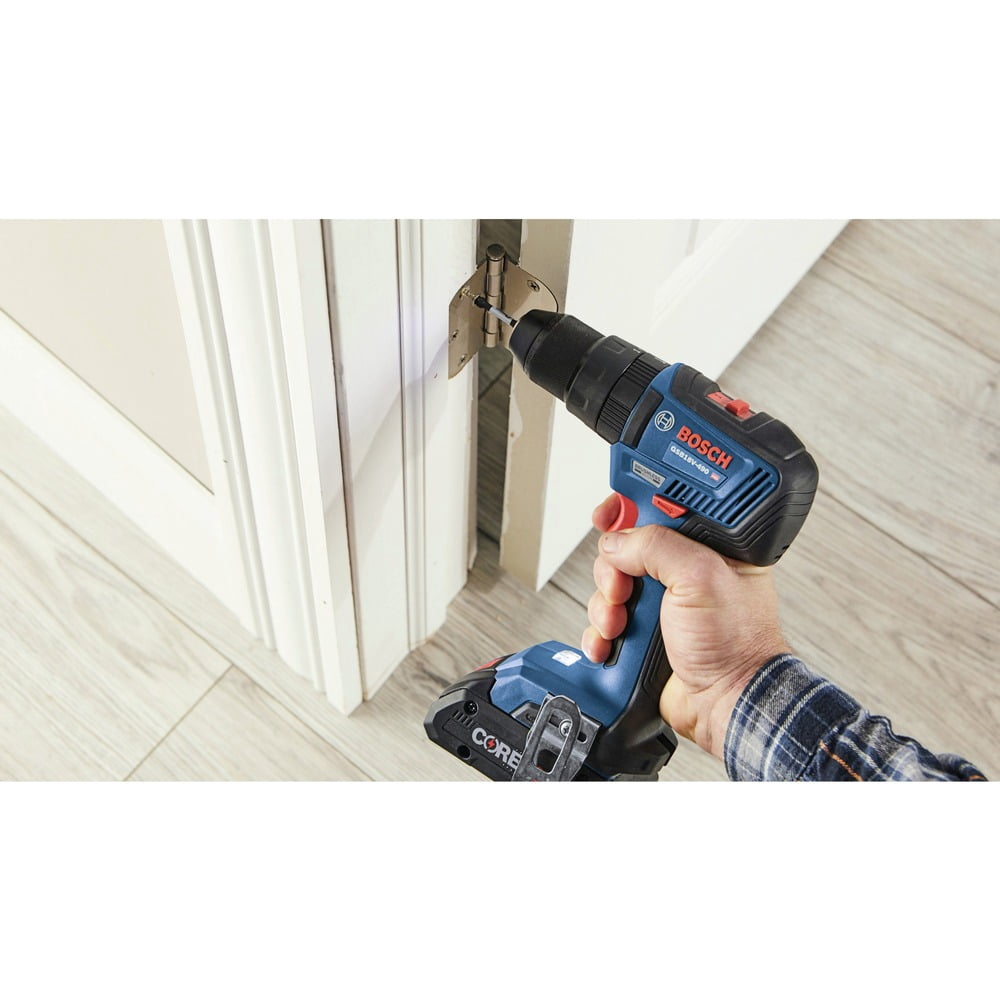 Bosch GXL18V-497B23-RT 18V Brushless Cordless 4-Tool Combo Kit with 2 Batteries (Refurbished, 4 Ah and 2 Ah) 1289e