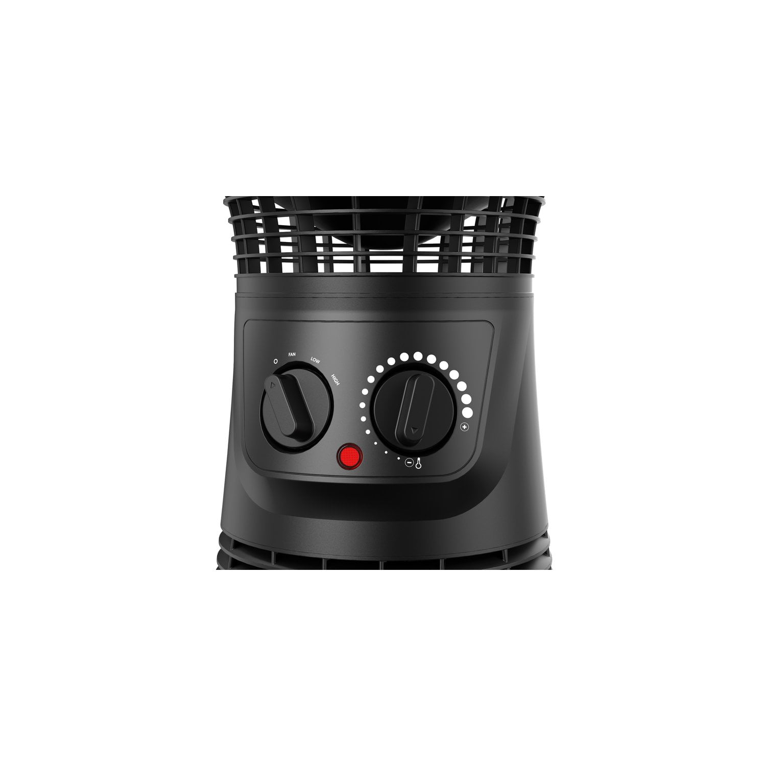 Lifesmart 360 Surround Ceramic Heater with Adjustable Thermostat (Black, 1 Unit) x8x02
