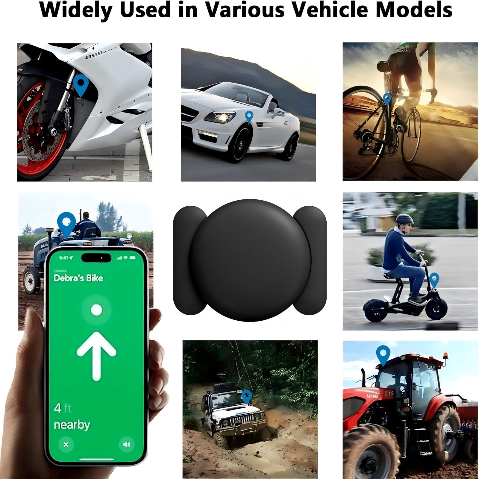 MINI USA Hidden GPS Tracking Device for Vehicles and Cars (Black, 1 Pack) vyftq