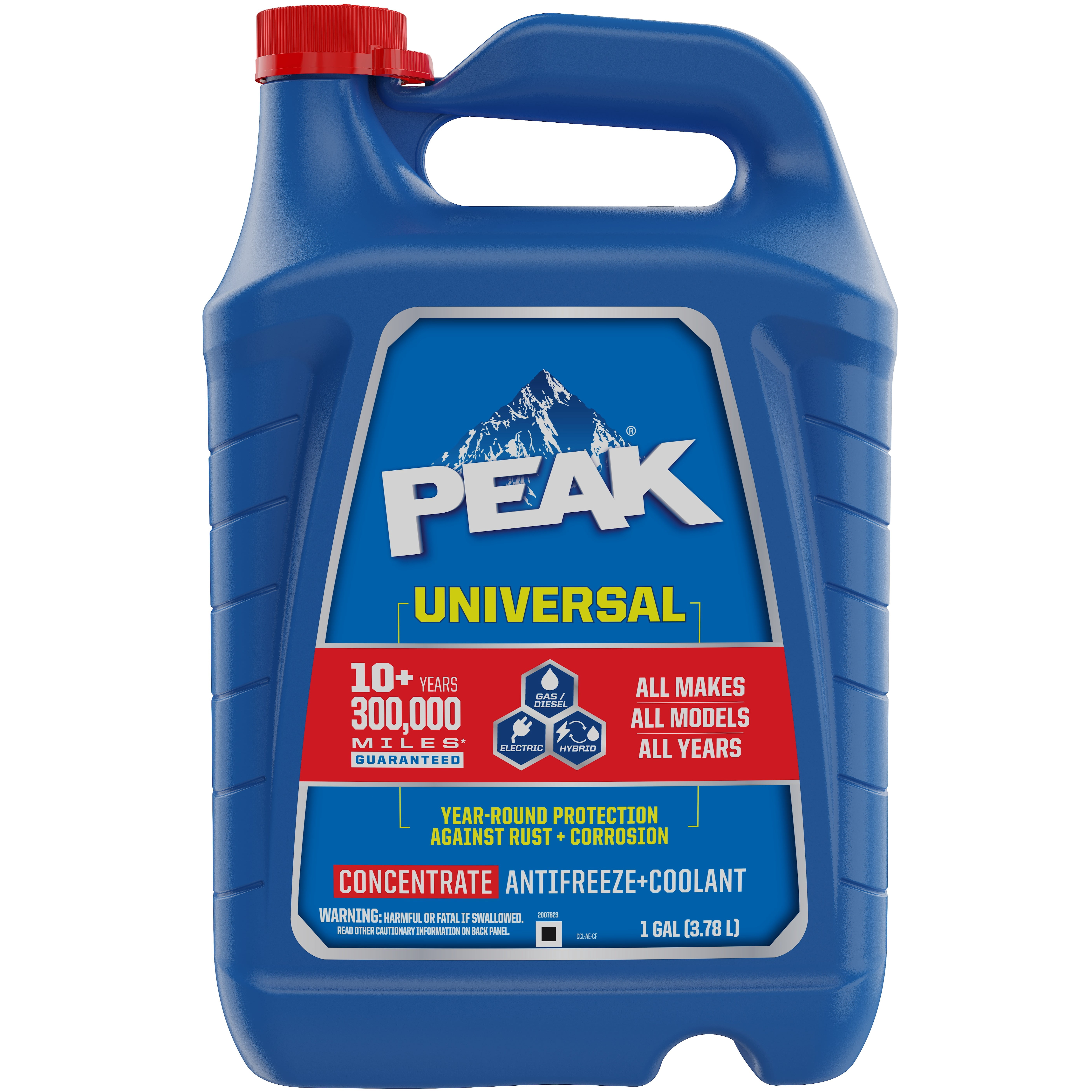 PEAK Universal Concentrate Antifreeze and Coolant for All Vehicles (Yellow, 1 gal) gx0v8