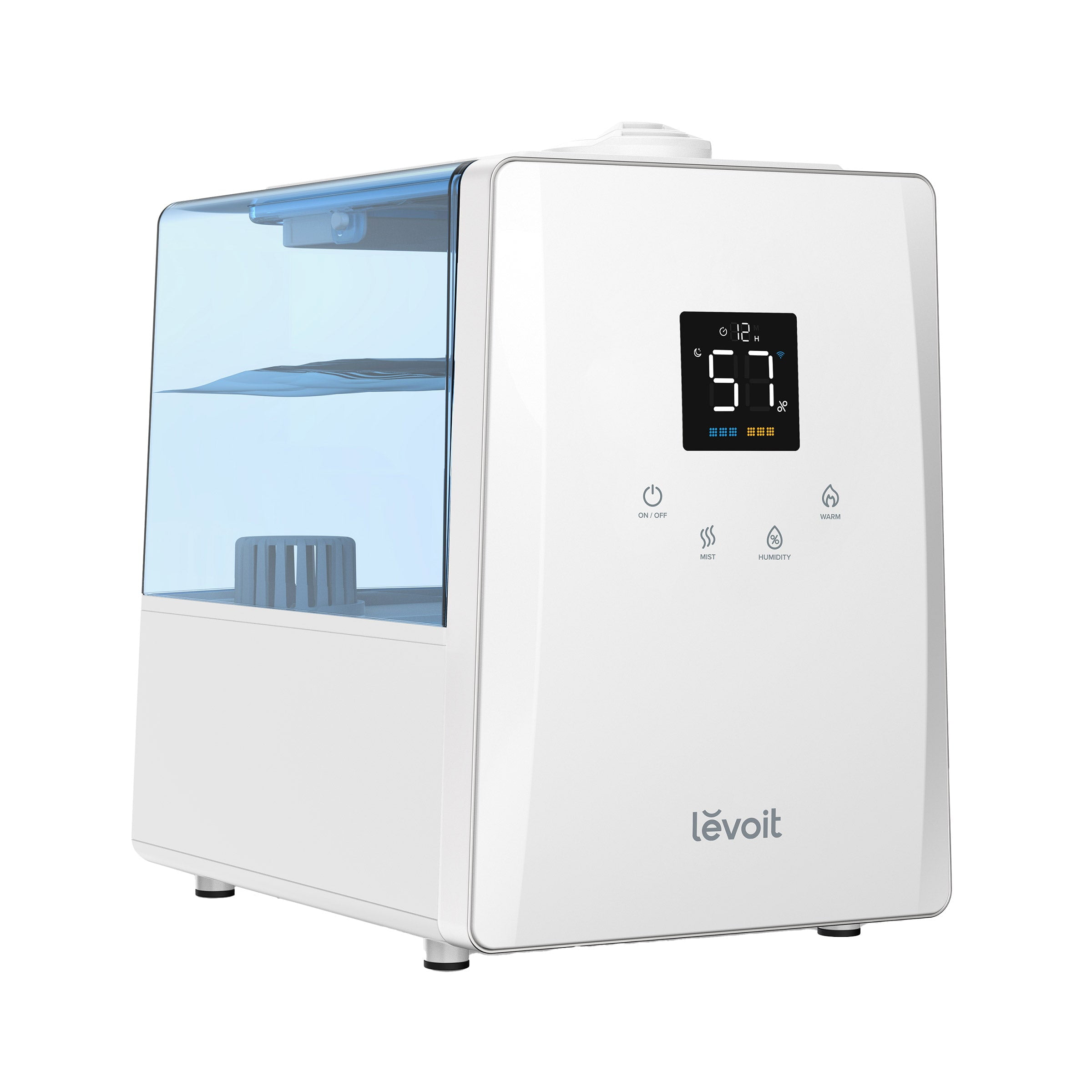 Levoit Hybrid Warm and Cool Mist Humidifier with HEPA Filtration and Smart App Control (White, 3 Pack) 52luh