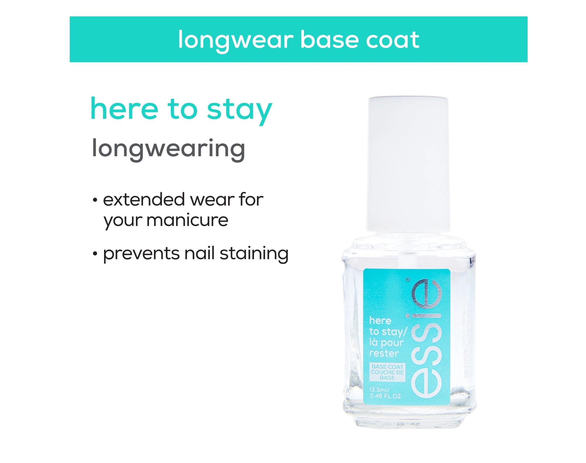 essie 3 Piece Mini Nail Care Essentials Starter Kit (Clear, 0.45 fl oz) odxpd