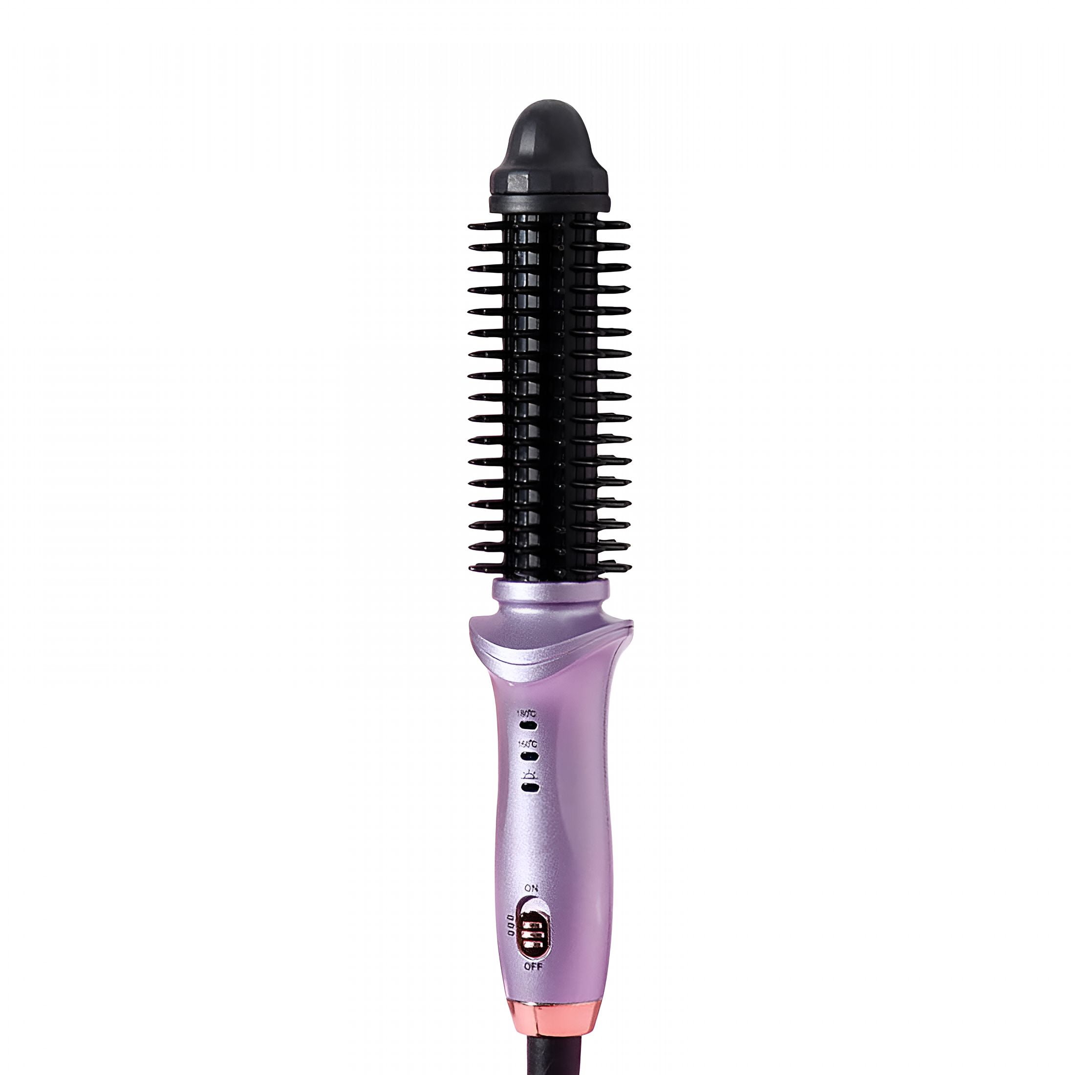 BPPEG Electric Heated Hair Styling Brush, Ionic Ceramic Round Comb for Volumizing and Straightening (Black, 11 in) 6n6ry