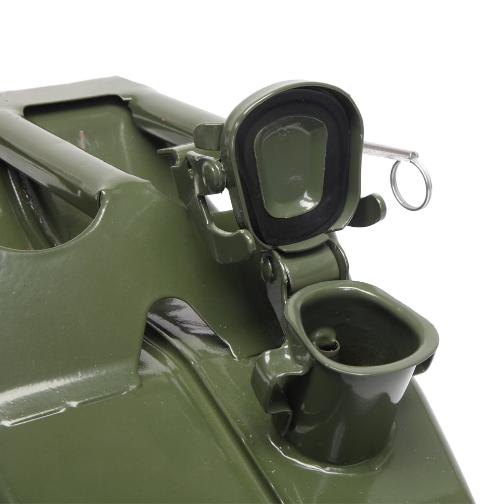 Ktaxon Portable Fuel Storage Container, Heavy-Duty Steel Emergency Backup Gas Carrier (Army Green, 5 gal) p4vv3