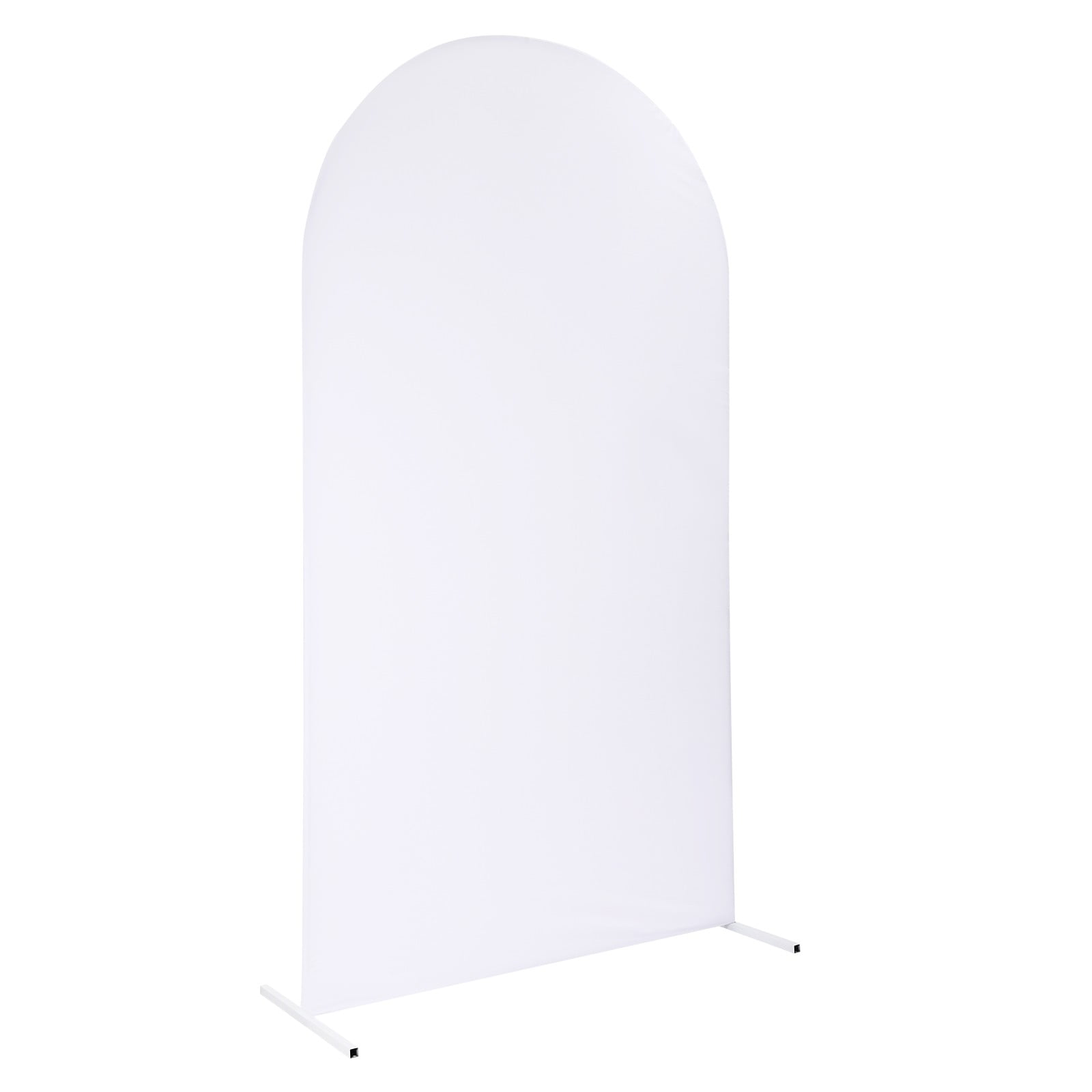 Generic Wedding Arch Backdrop Stand, Heavy-Duty Metal Balloon Arch Frame for Events (White, 7.2 ft) c6q6d