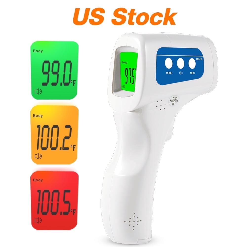 Easy@Home JXB-178 Non-Contact Infrared Forehead Thermometer (White, 1 Count) kk8f5