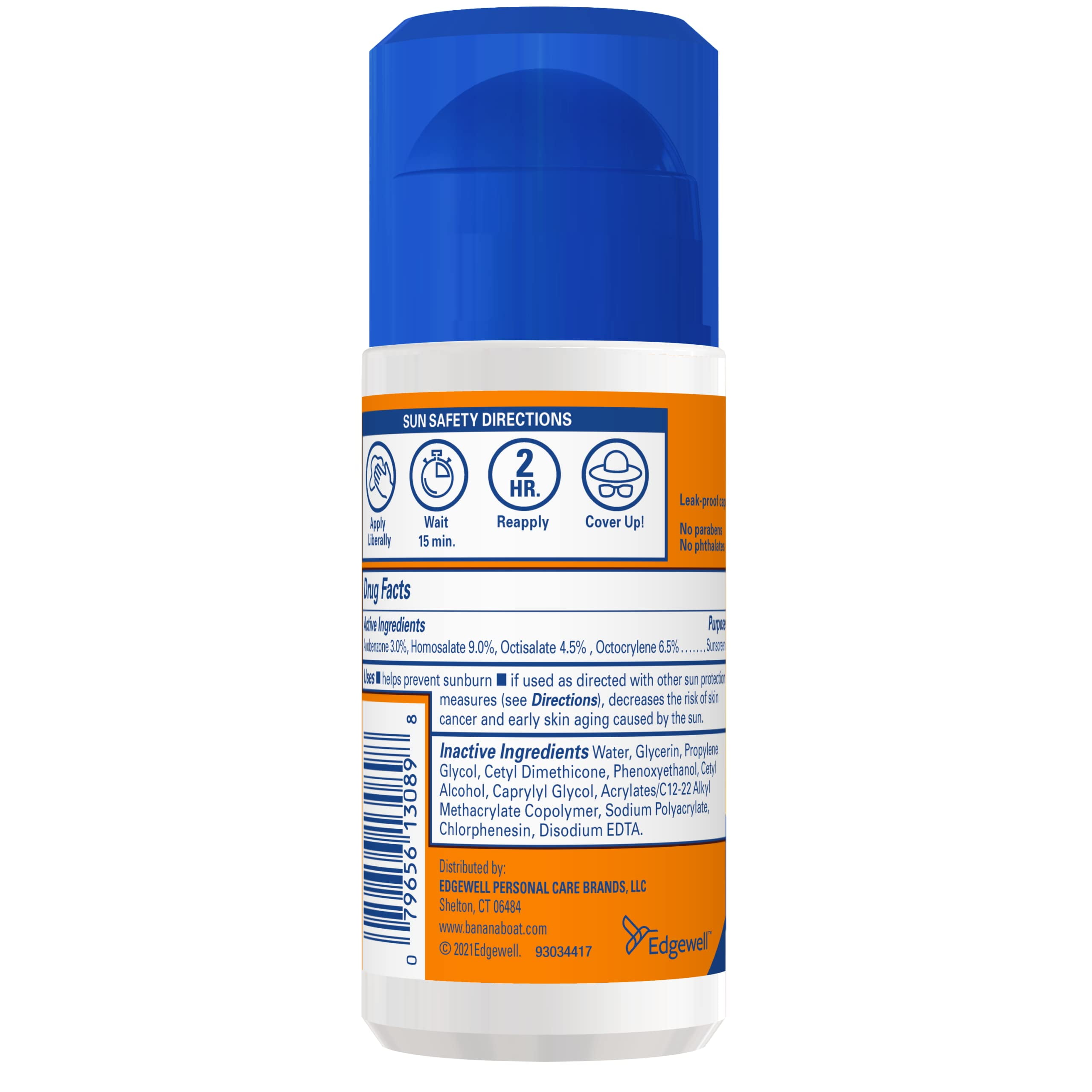 Banana Boat Sport Ultra Roll-On Sunscreen Lotion, Broad Spectrum SPF 60+, Sweat-Resistant Protection (3 Pack, 2.5 oz each) ahvjx