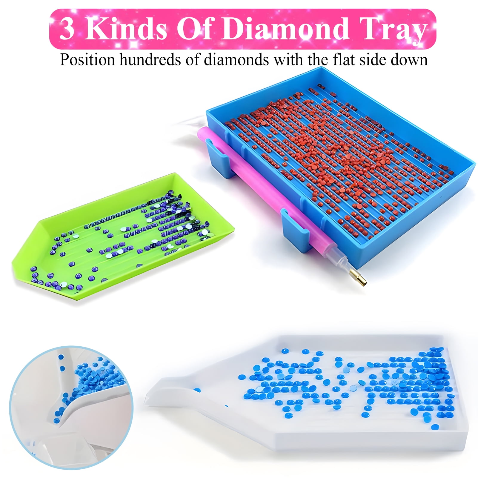Yalumo 80-Piece Diamond Painting Tool Set with Storage Case (80 Pieces) hid1p - Image 4