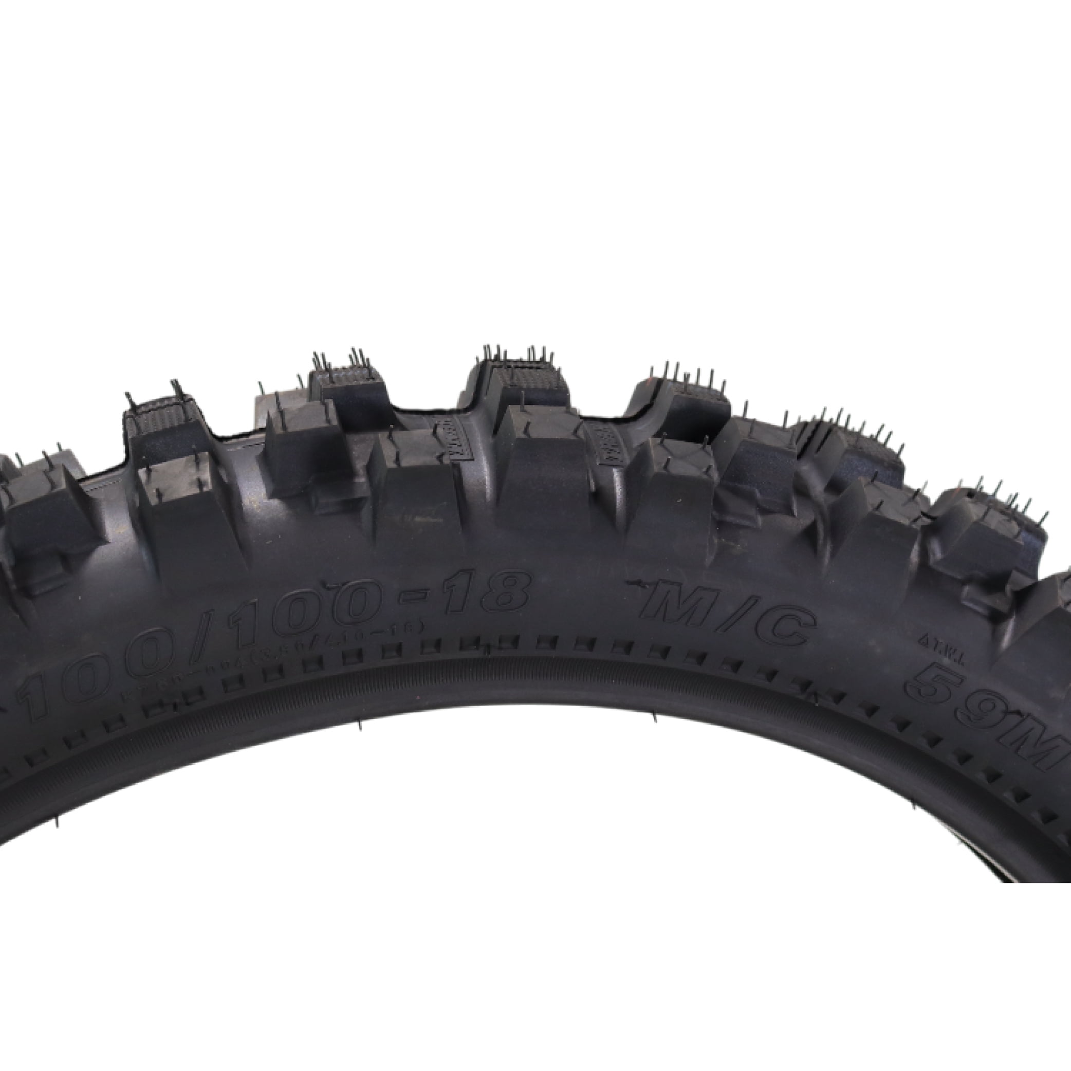 Kenda Trakmaster K760 Rear Motorcycle Tire (Black, 100/100-18) l1ez9