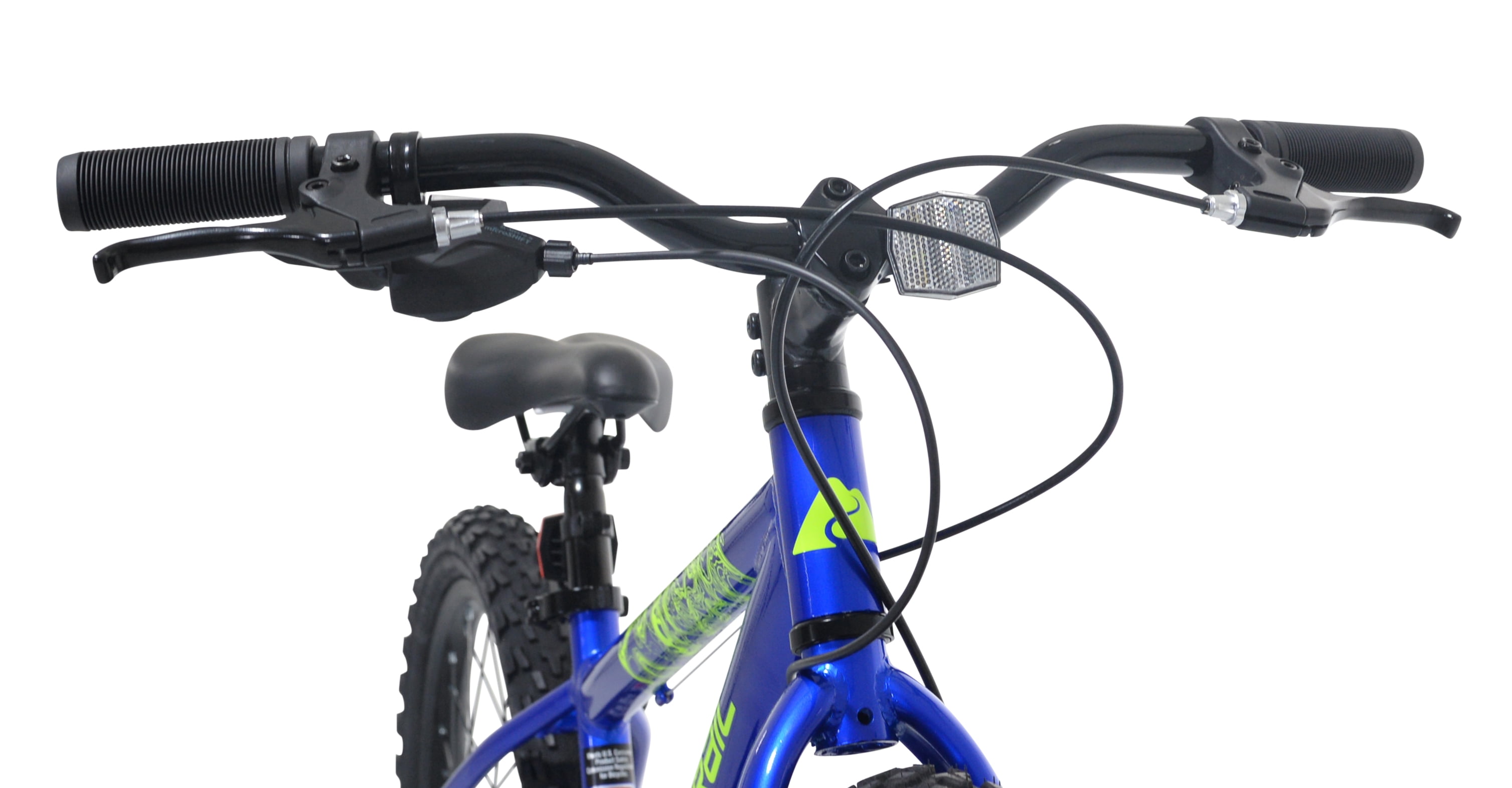 Ozark Trail Mountain Bicycle, 7-Speed Drivetrain, Durable Steel Frame, Kids Trail Bike (Blue, 20 in) rxjyq