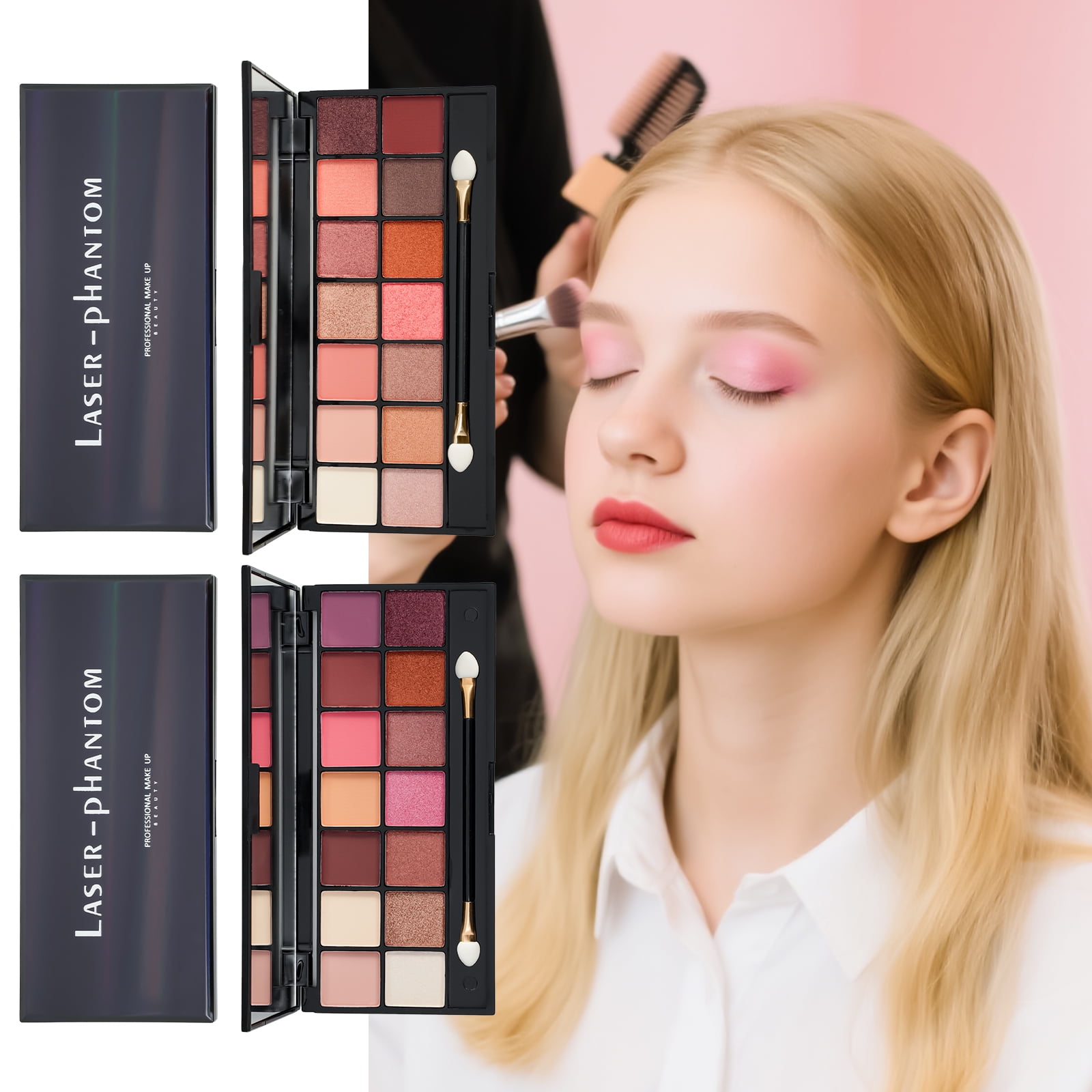 AOLIKOKO All-in-One Makeup Kit Professional Cosmetic Set with Storage Bag (Multi-Color, 40-Piece Set) 6sq12