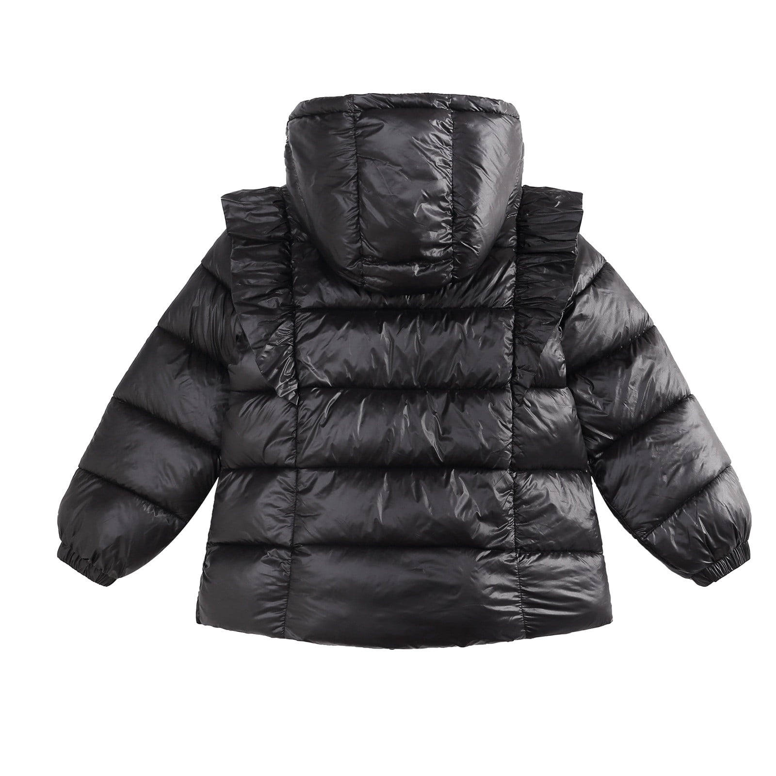 Jizhanggg Toddler Winter Puffer Coat with Bear Ear Hooded Jacket (Black, 4-5 Years) rfasc