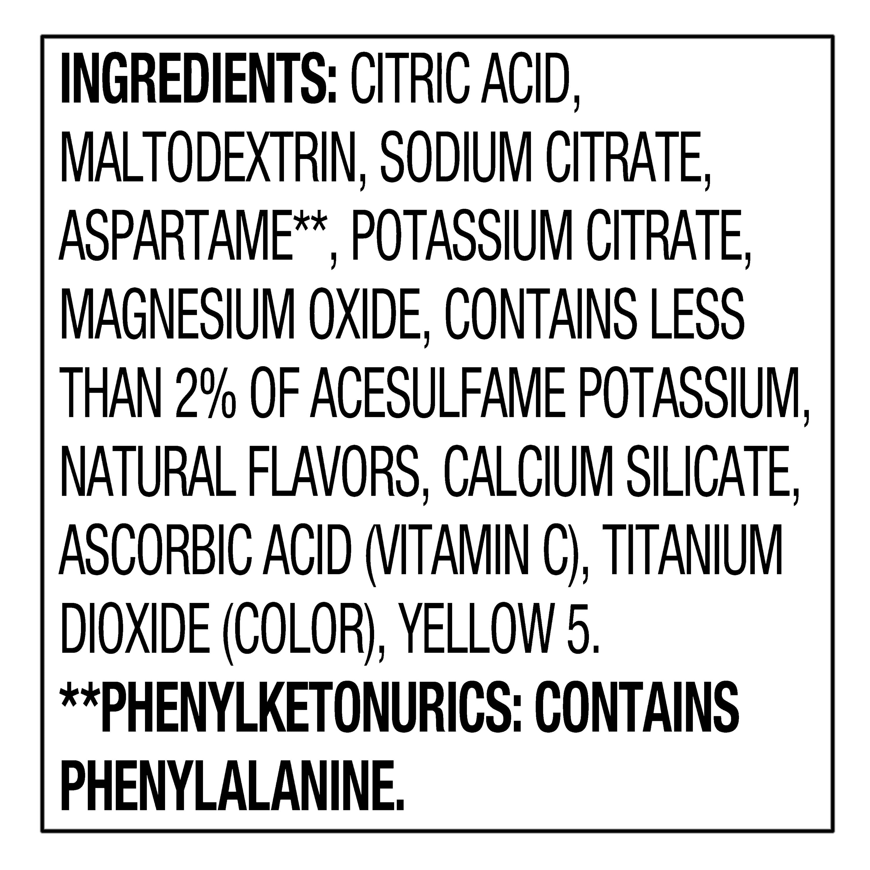 Great Value Sugar-Free Lemonade Drink Mix Packets (10 Count, 1.4 oz Total) xk1dm