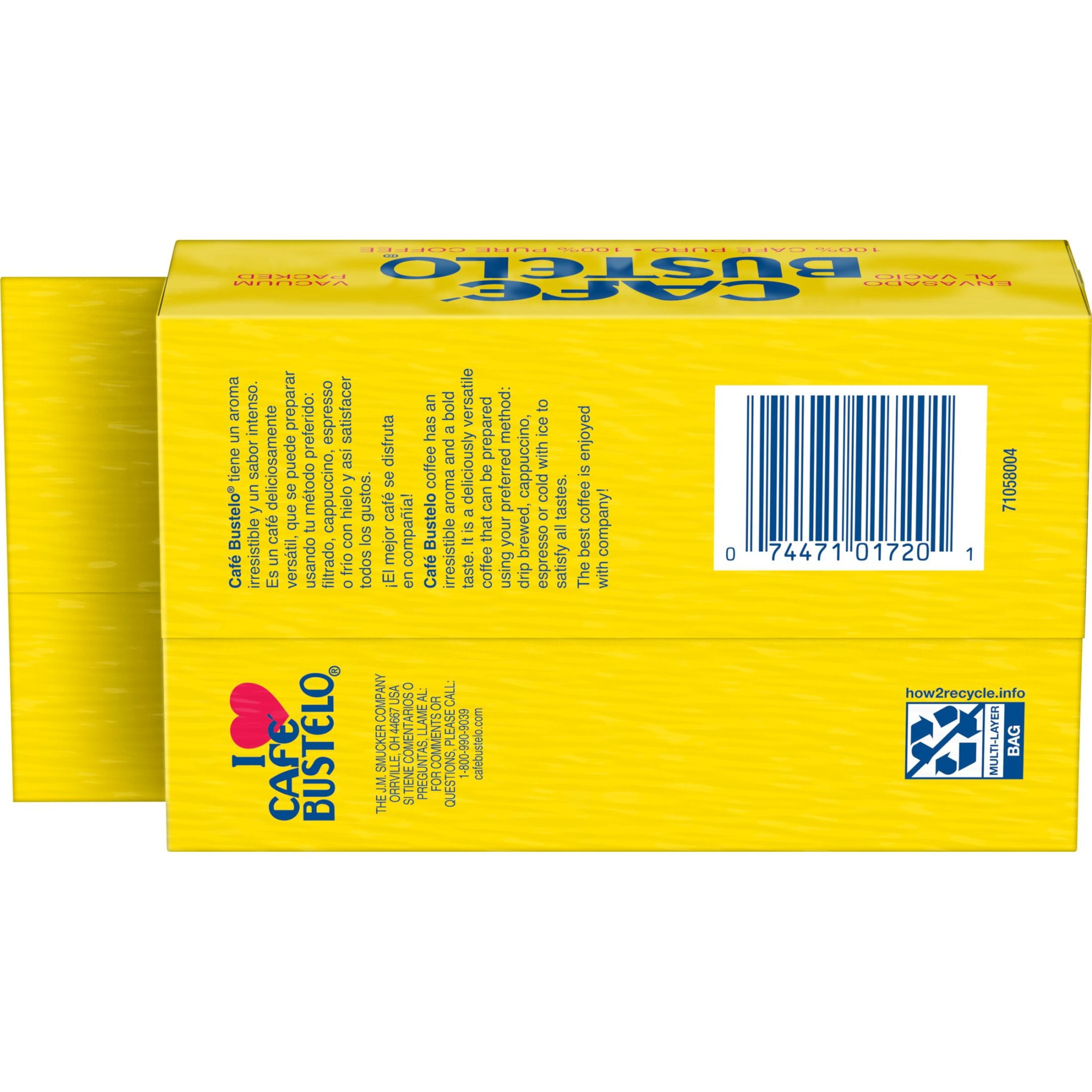 Cafe Bustelo Espresso Style Dark Roast Ground Coffee (10 oz) 0e6m6