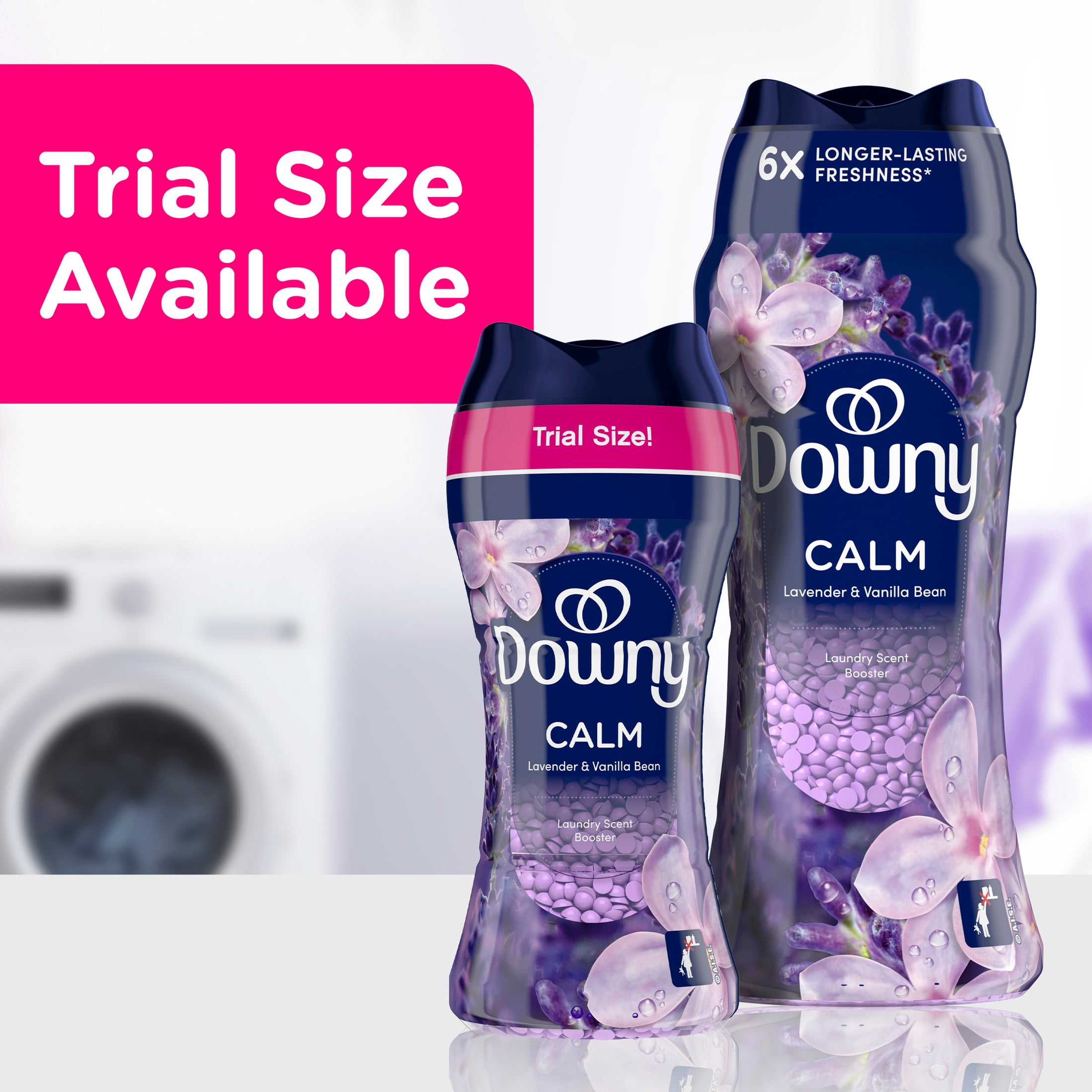Downy Infusions In-Wash Scent Booster Beads, Calm Lavender and Vanilla Bean (24 oz) cr9tt
