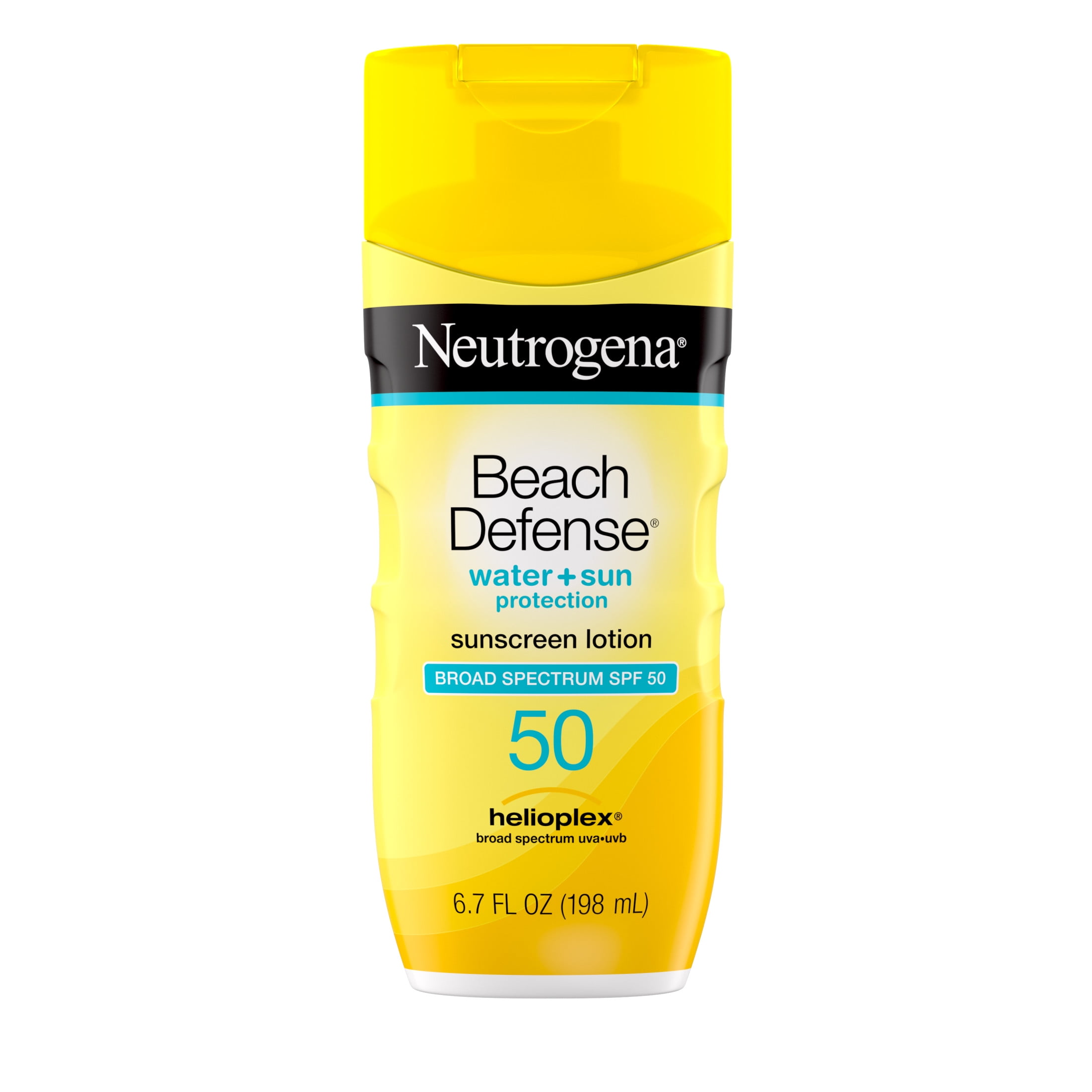 Neutrogena Beach Defense Sunscreen Lotion SPF 50, Broad Spectrum UVA/UVB Protection (6.7 fl oz) 8jfjs