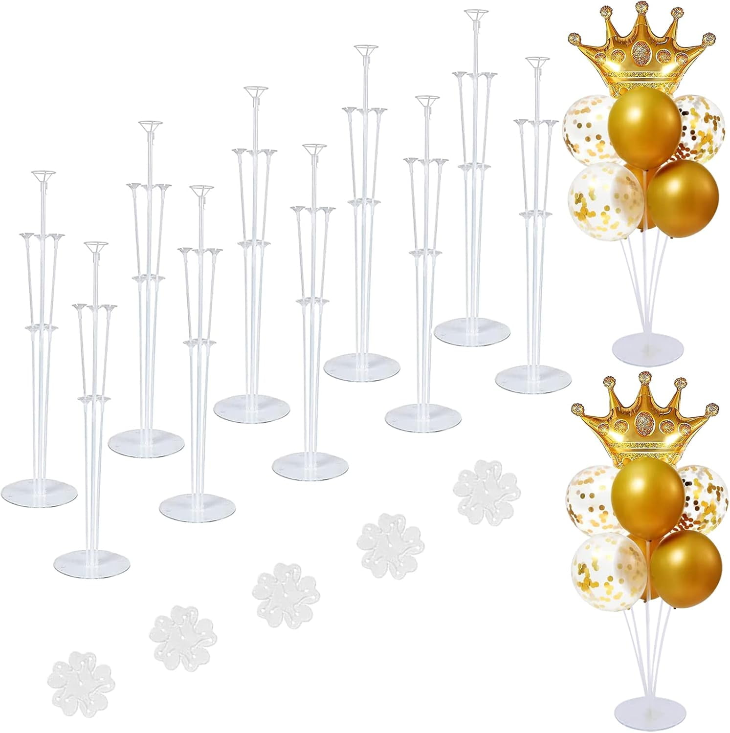 Generic Balloon Stand Kit for Table Centerpieces (10 Sets) uac3o