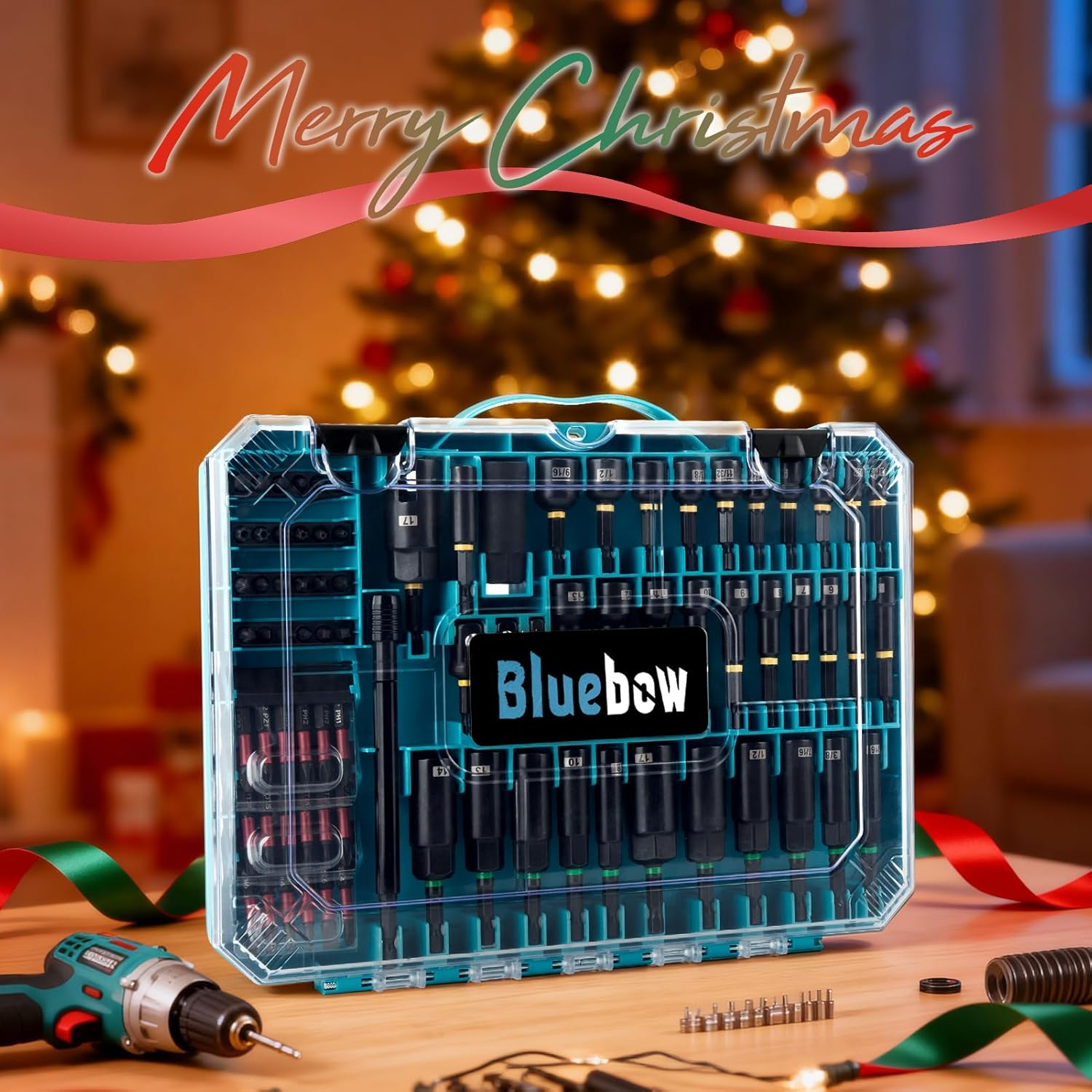 Bluebow 80-Piece Magnetic Impact Nut Driver Set with Socket Adapters and Quick Release Extension (80 Pieces) z0d0h