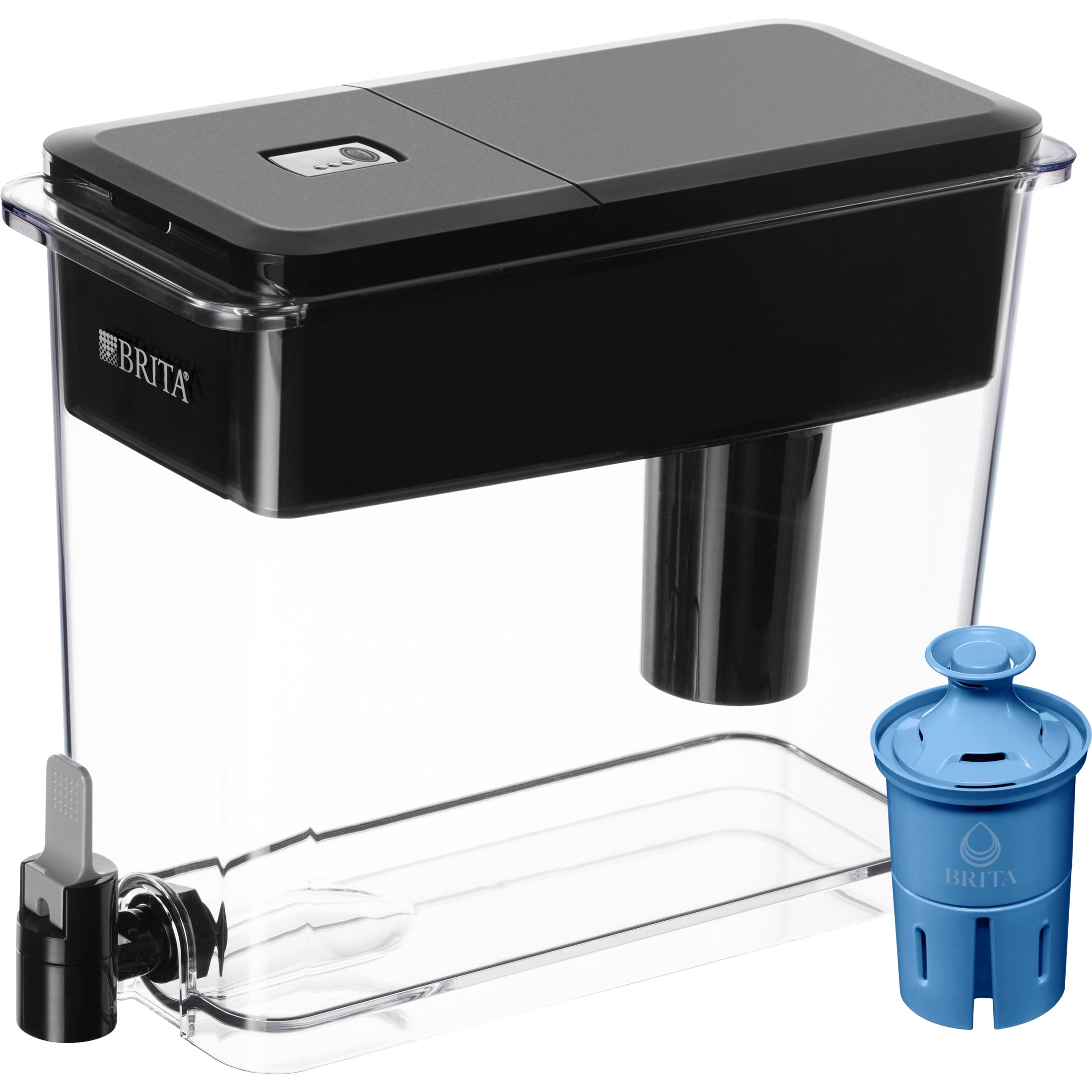 Brita UltraMax Water Filtration Dispenser (Black, 27 Cup) cyyje